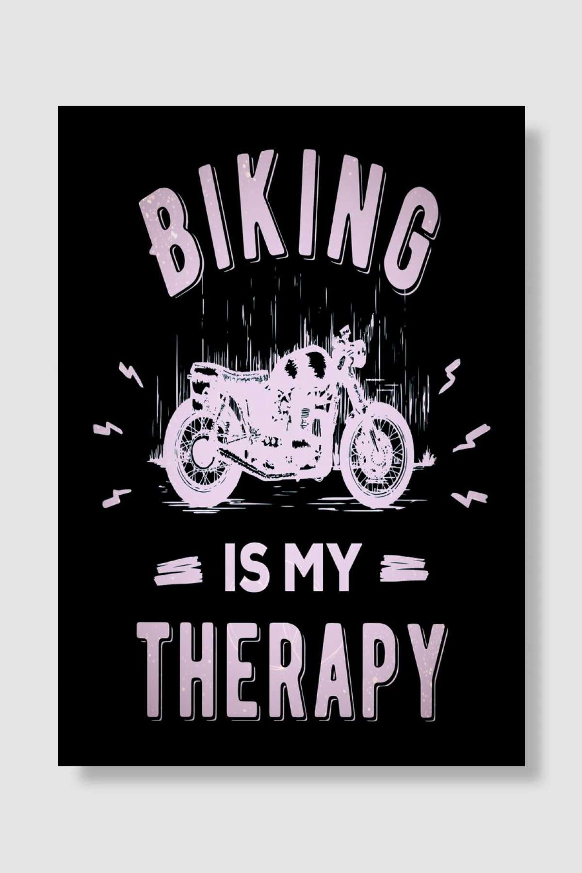 Motorcycle for Biker Müzik Poster Çerçevesiz Yüksek Kalite Müzik Afiş Duvar Poster