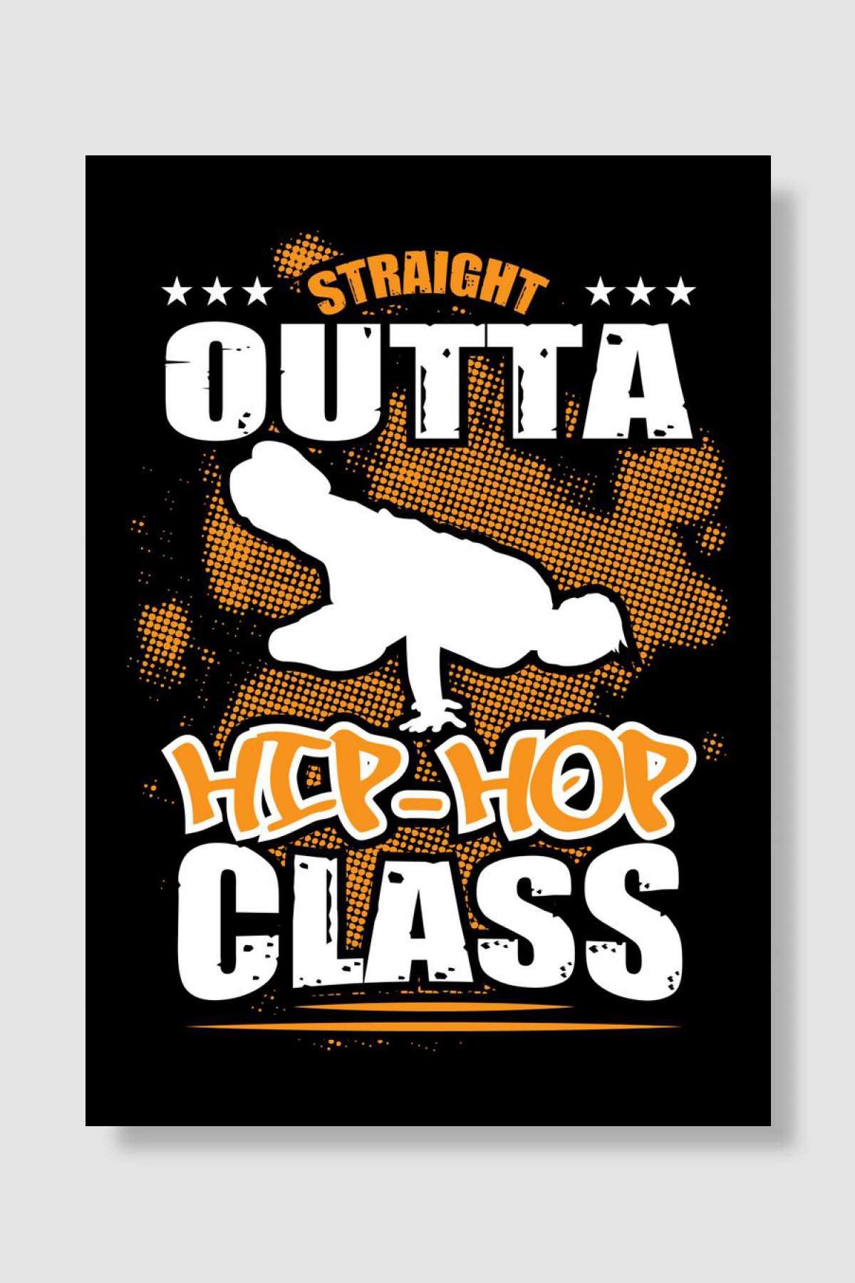 Straight Outta Hip Hop Müzik Poster Çerçevesiz Yüksek Kalite Müzik Afiş Duvar Poster