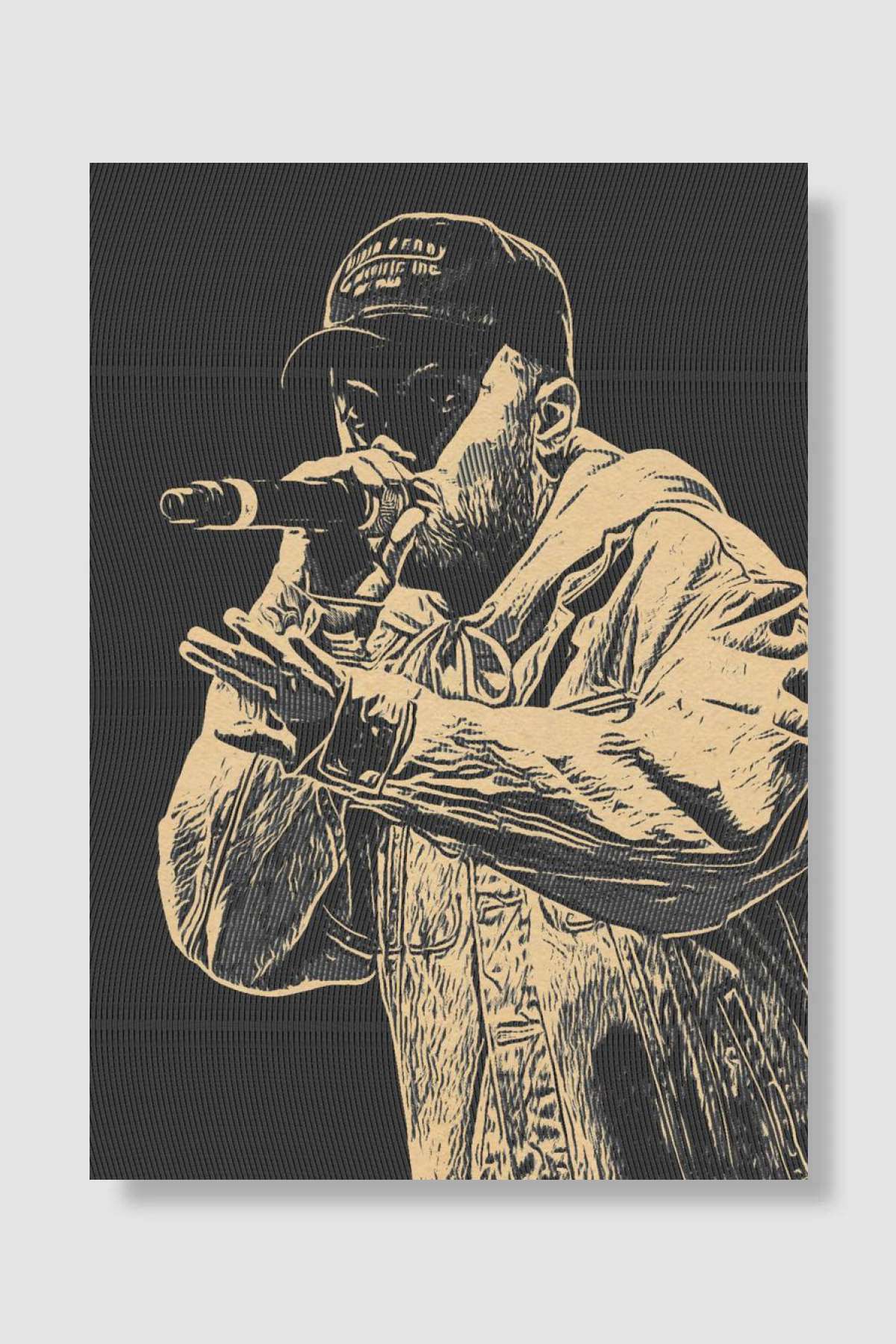 Mac Miller III Müzik Poster Çerçevesiz Yüksek Kalite Müzik Afiş Duvar Poster