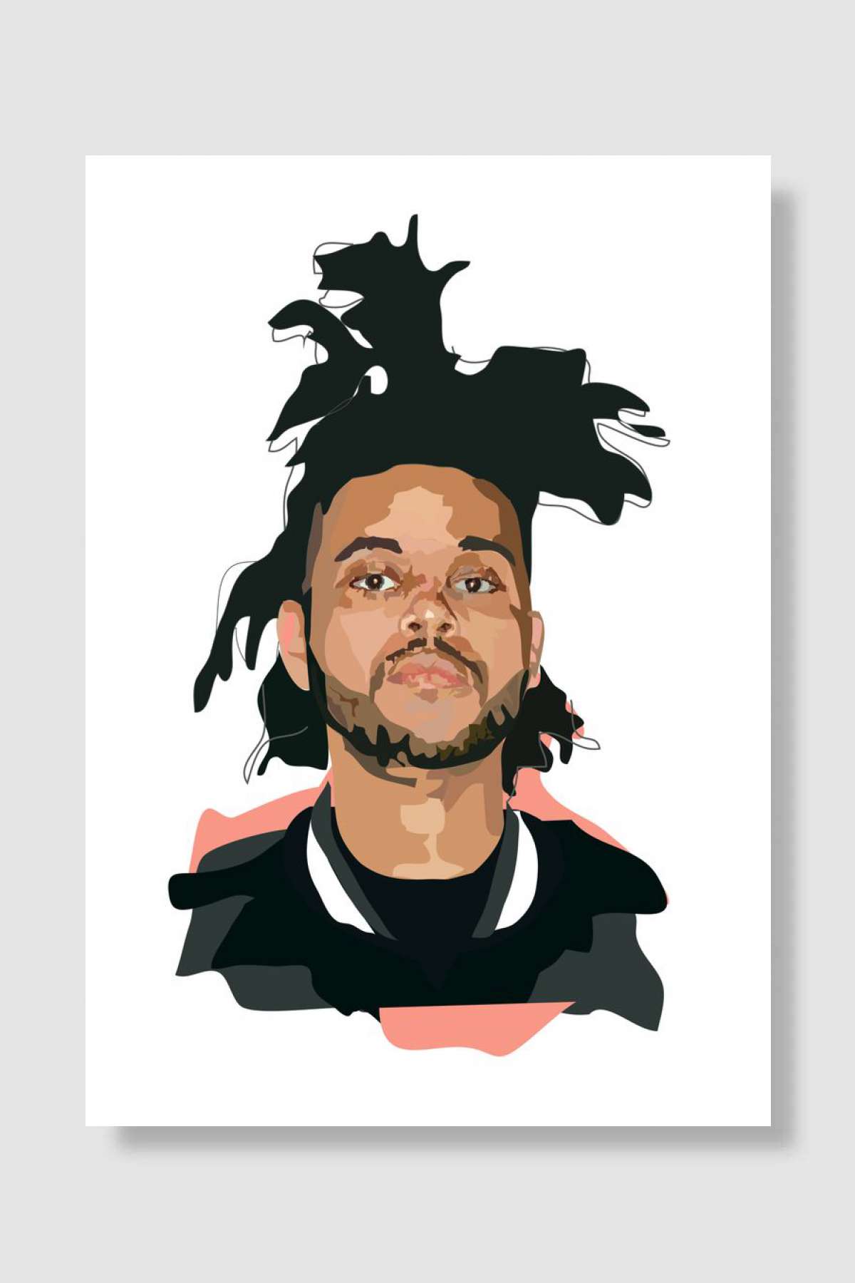 The Weeknd Müzik Poster Çerçevesiz Yüksek Kalite Müzik Afiş Duvar Poster