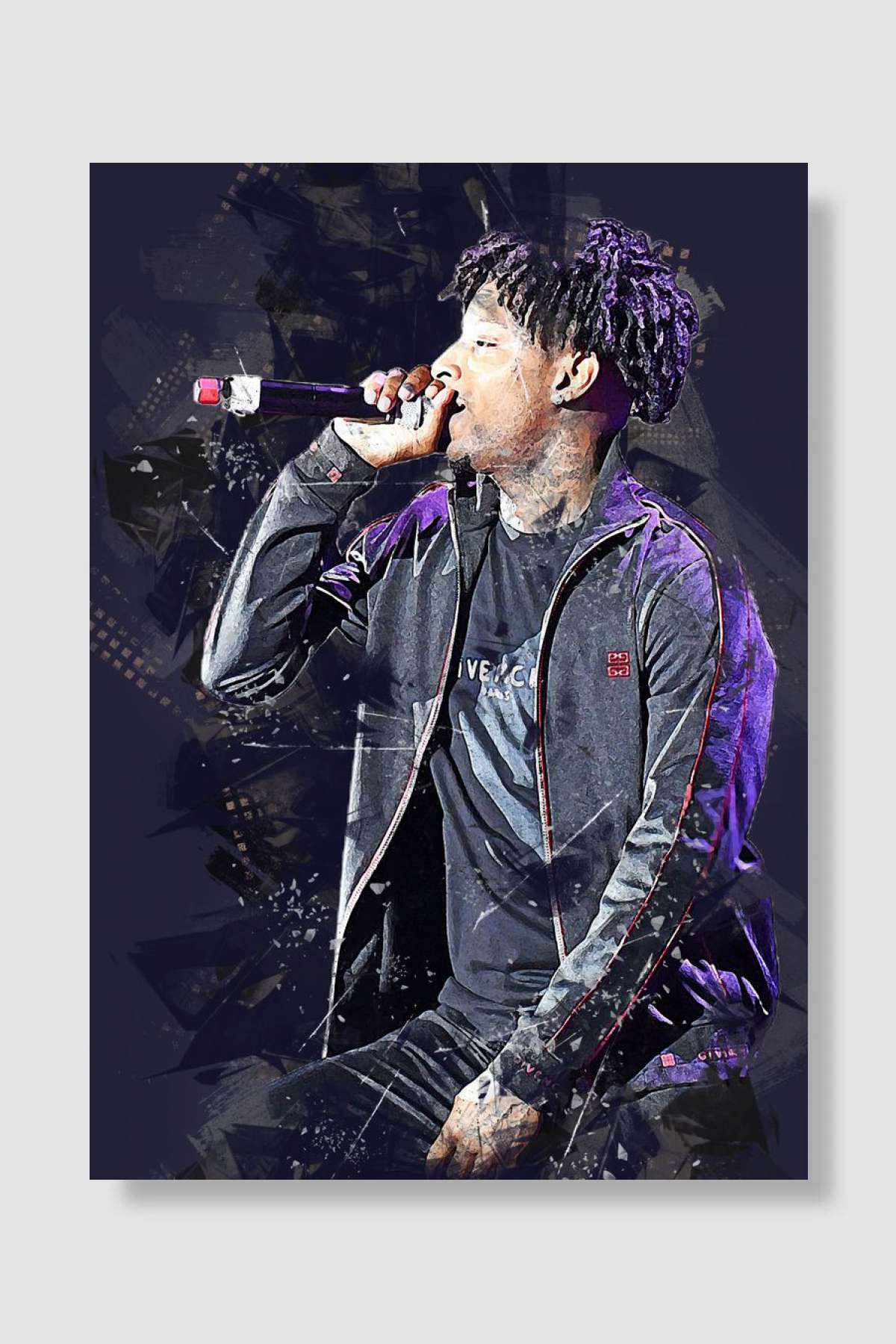 21 Savage Müzik Poster Çerçevesiz Yüksek Kalite Müzik Afiş Duvar Poster