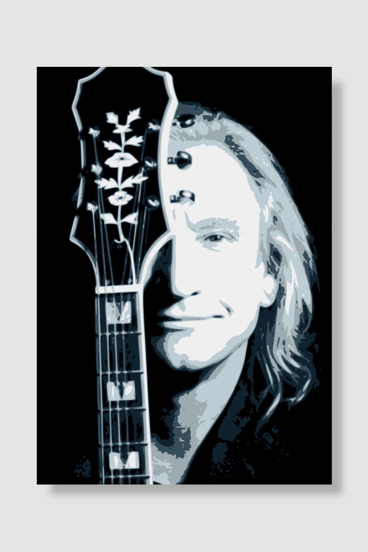 Joe Walsh Müzik Poster Çerçevesiz Yüksek Kalite Müzik Afiş Duvar Poster