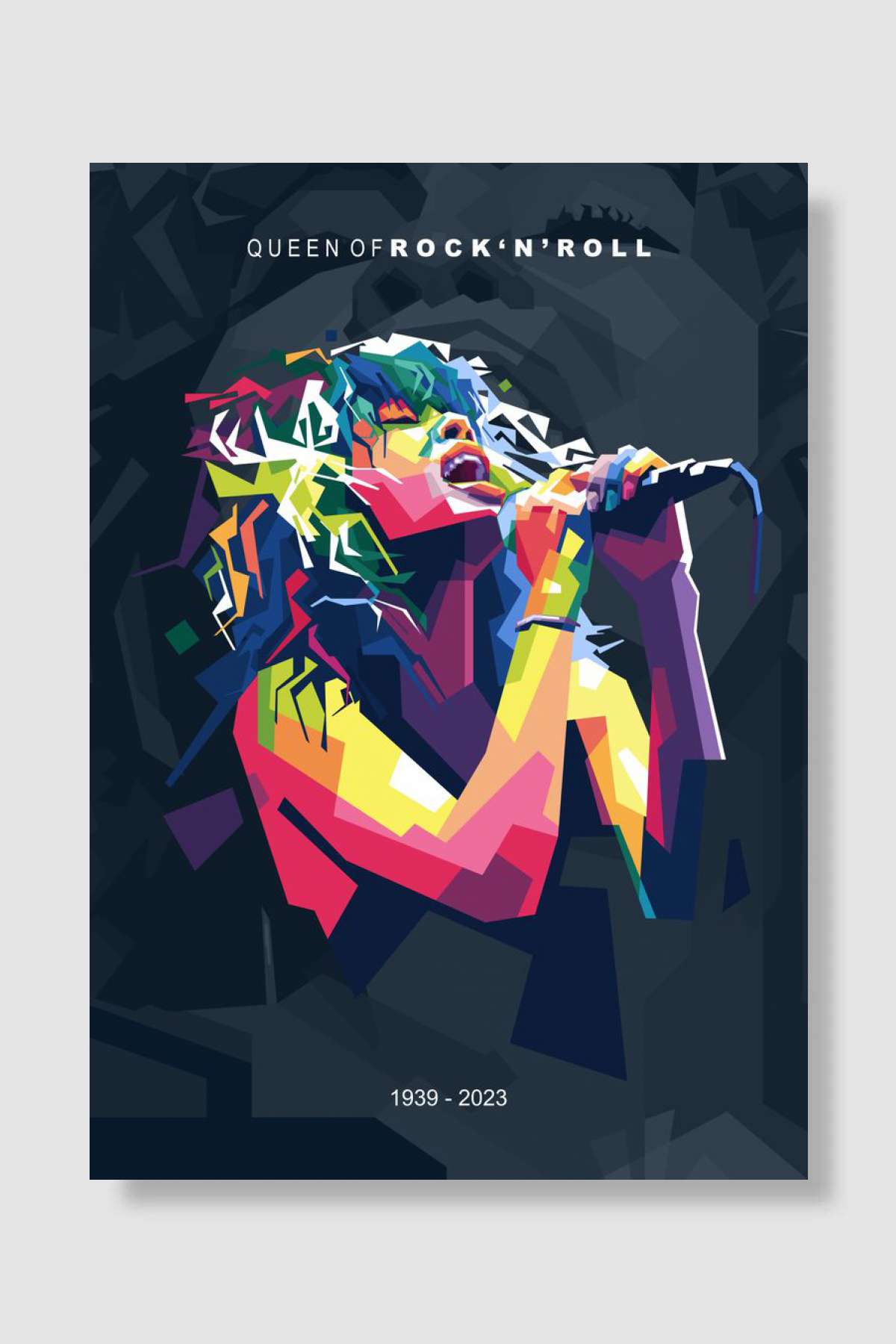 Queen of Rock N Roll Müzik Poster Çerçevesiz Yüksek Kalite Müzik Afiş Duvar Poster - En İyi Fiyatlarla