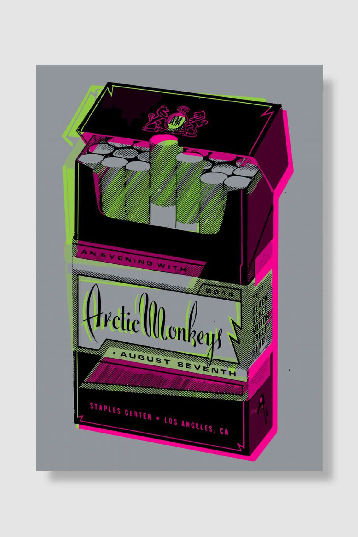 Arctic Monkeys Band Music Müzik Poster Çerçevesiz Yüksek Kalite Müzik Afiş Duvar Poster