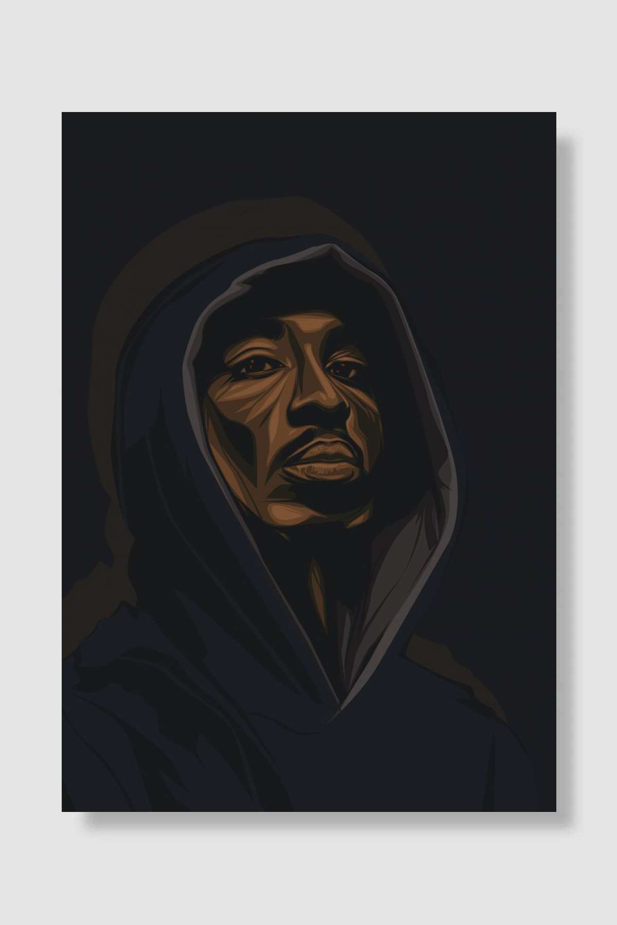 Tupac Müzik Poster Çerçevesiz Yüksek Kalite Müzik Afiş Duvar Poster - En İyi Fiyatlarla