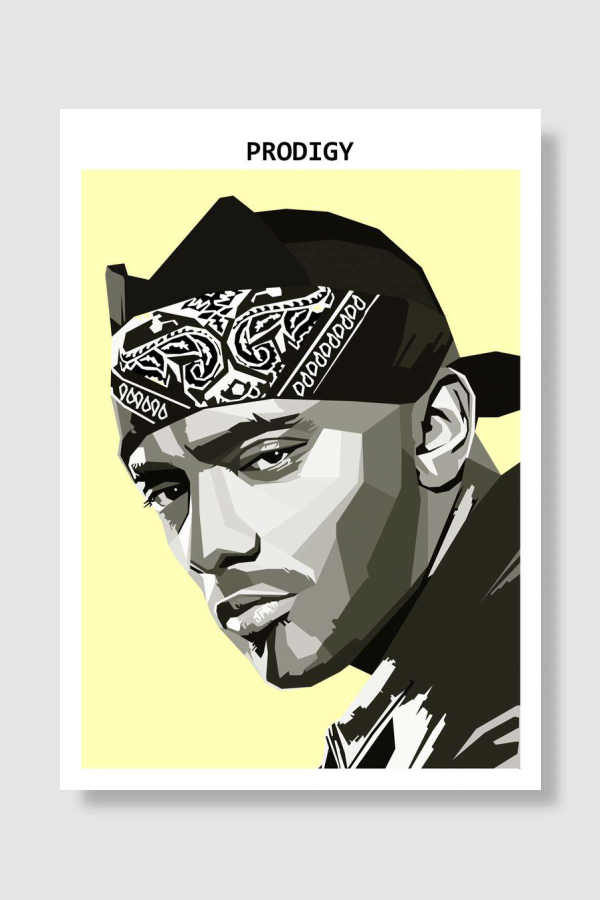 Prodigy rapper Müzik Poster Çerçevesiz Yüksek Kalite Müzik Afiş Duvar Poster