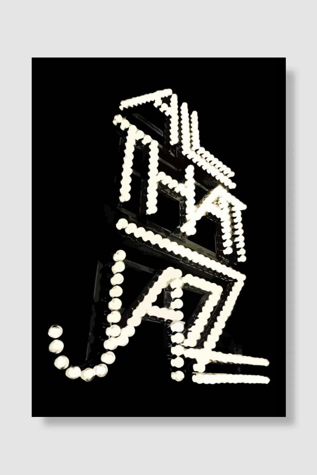 All that jazz by bulbs Müzik Poster Çerçevesiz Yüksek Kalite Müzik Afiş Duvar Poster - En İyi Fiyatlarla