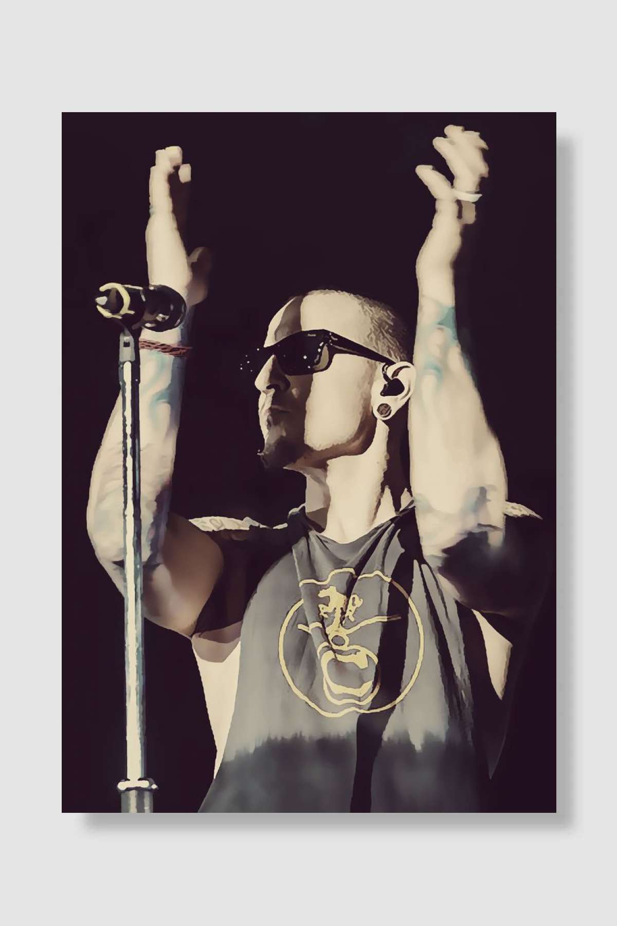 Linkin Park 145 Müzik Poster Çerçevesiz Yüksek Kalite Müzik Afiş Duvar Poster