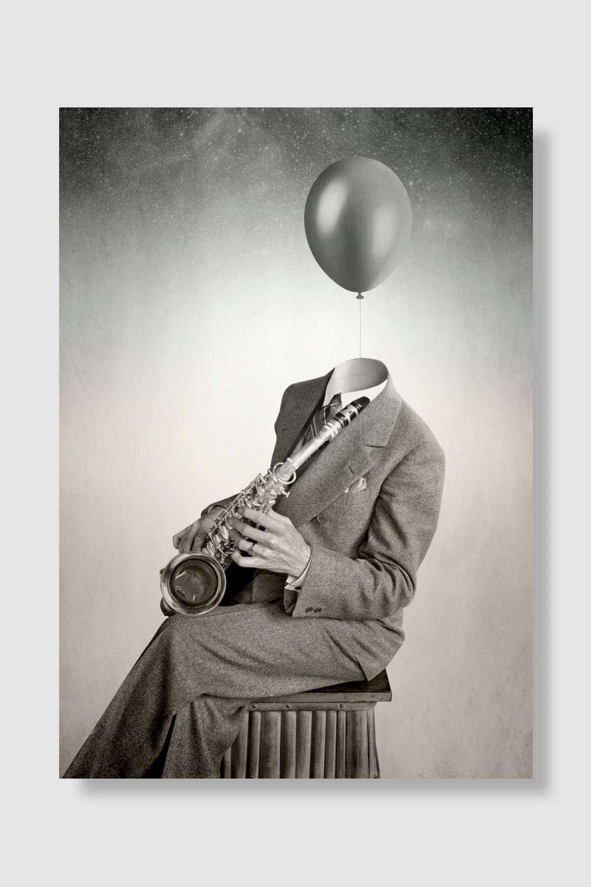 digital collage Müzik Poster Çerçevesiz Yüksek Kalite Müzik Afiş Duvar Poster