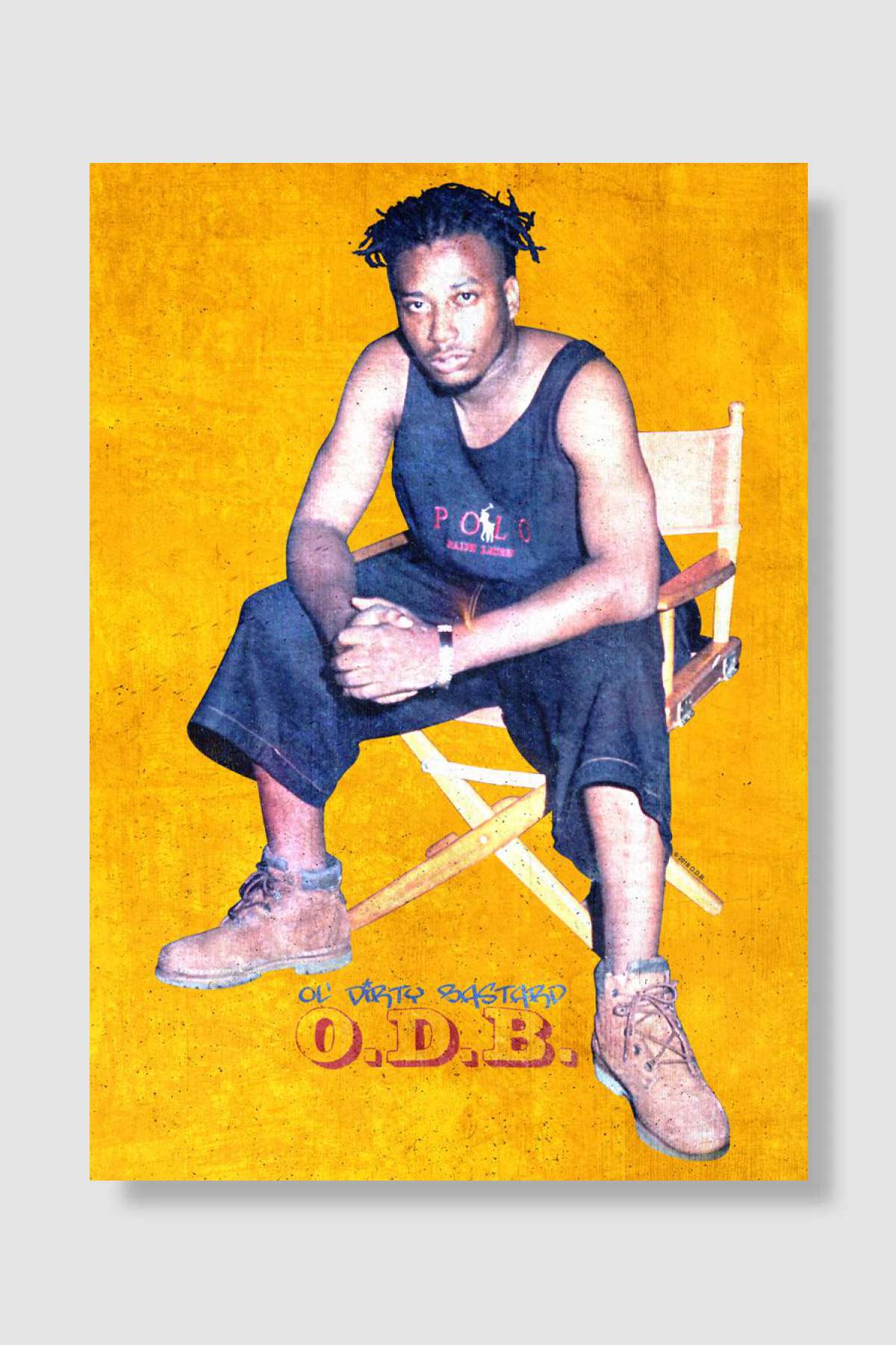 ODB Chair Müzik Poster Çerçevesiz Yüksek Kalite Müzik Afiş Duvar Poster