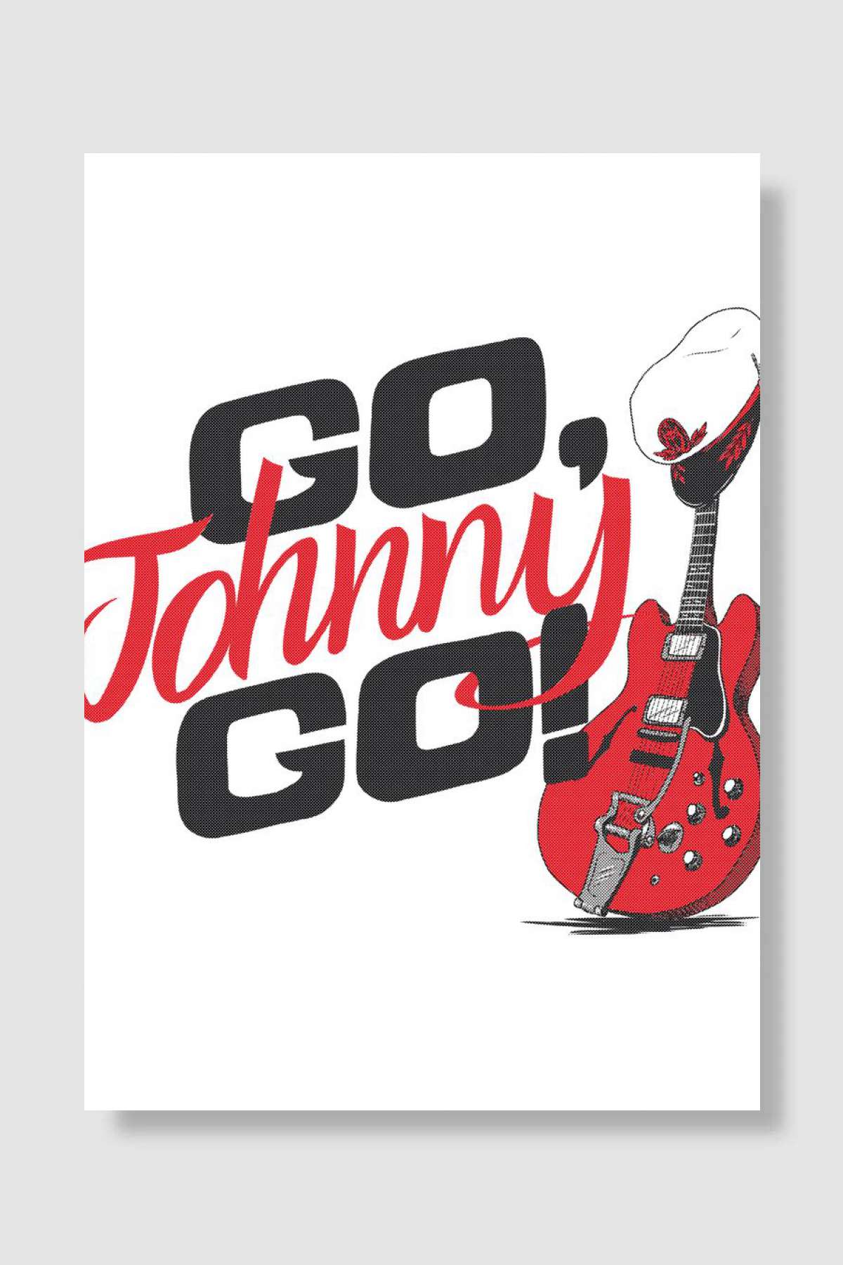 go johnny go Müzik Poster Çerçevesiz Yüksek Kalite Müzik Afiş Duvar Poster
