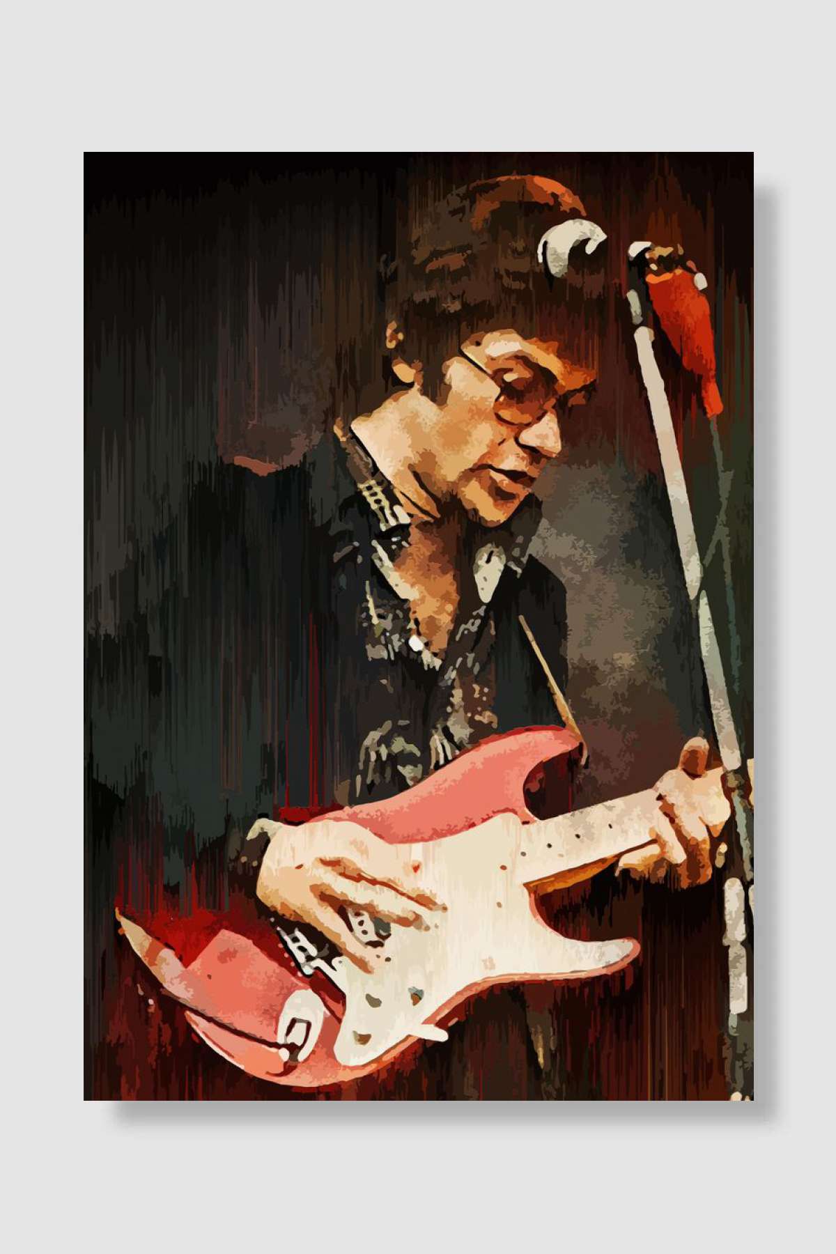 Robbie Robertson Müzik Poster Çerçevesiz Yüksek Kalite Müzik Afiş Duvar Poster