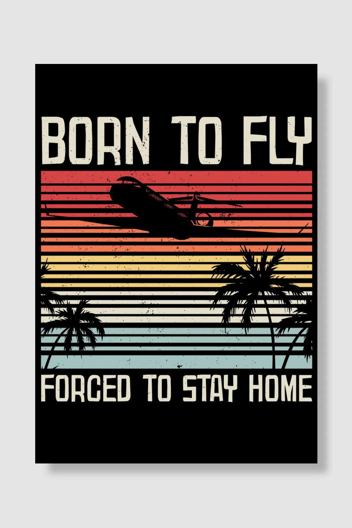 Born to Fly Forced to Stay Müzik Poster Çerçevesiz Yüksek Kalite Müzik Afiş Duvar Poster