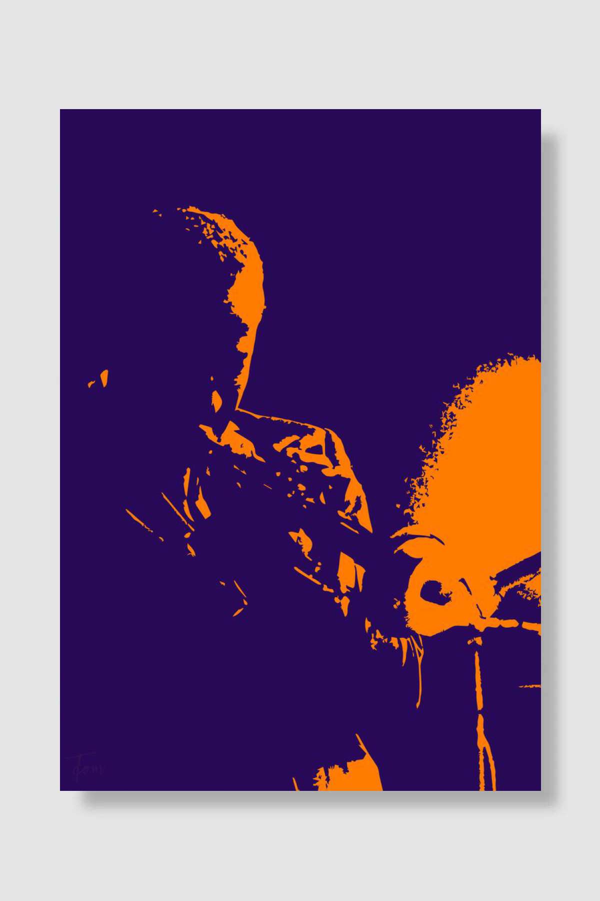 Miles Davis Müzik Poster Çerçevesiz Yüksek Kalite Müzik Afiş Duvar Poster