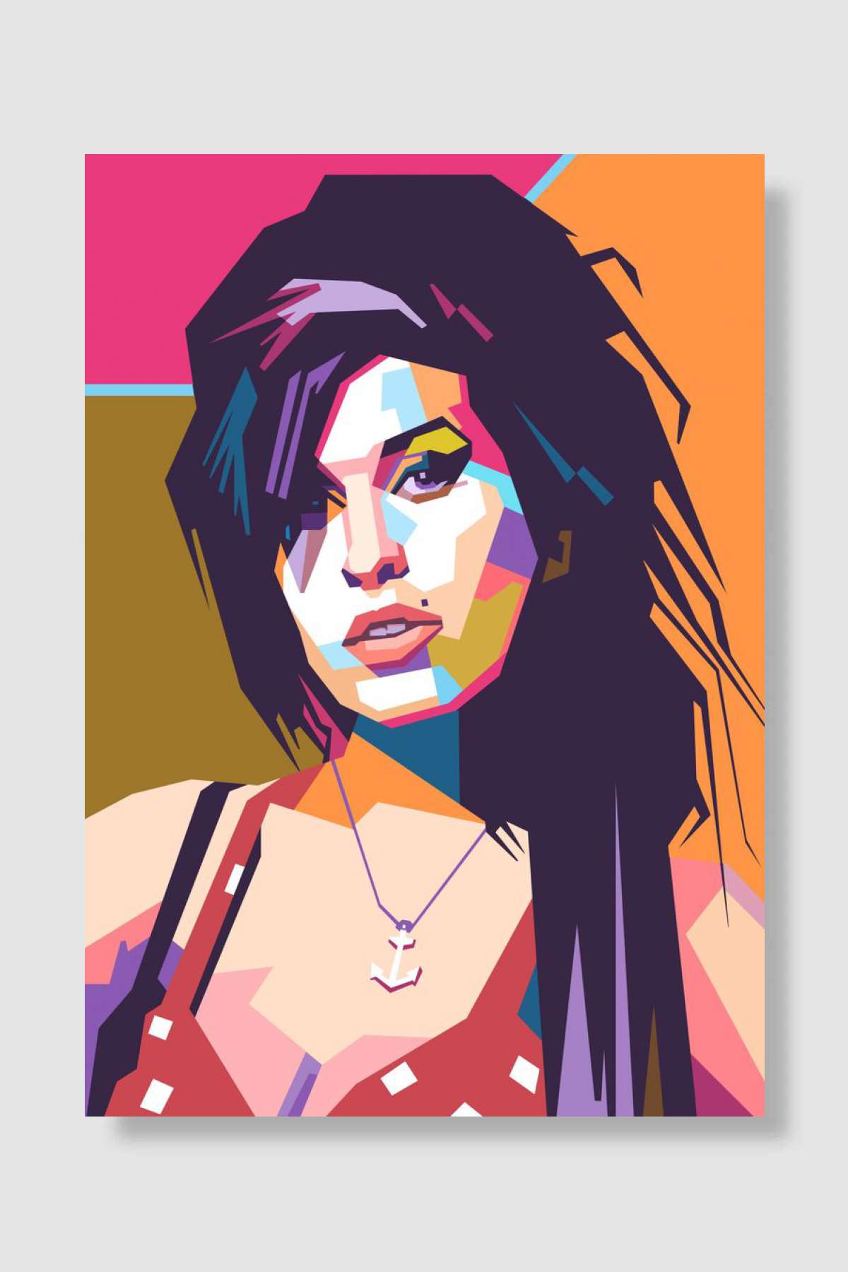 Amy Winehouse Müzik Poster Çerçevesiz Yüksek Kalite Müzik Afiş Duvar Poster