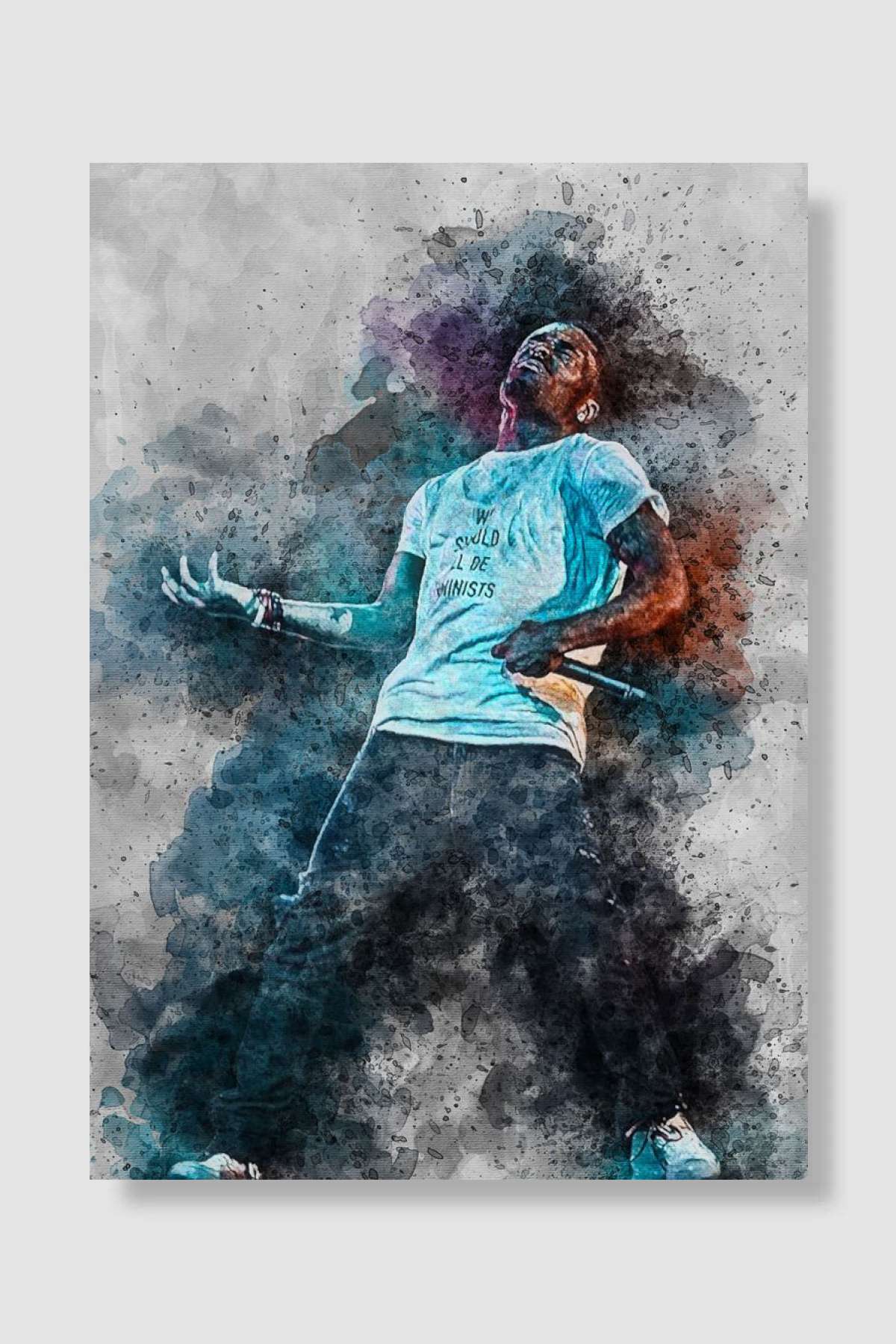 Lil Uzi Vert Müzik Poster Çerçevesiz Yüksek Kalite Müzik Afiş Duvar Poster