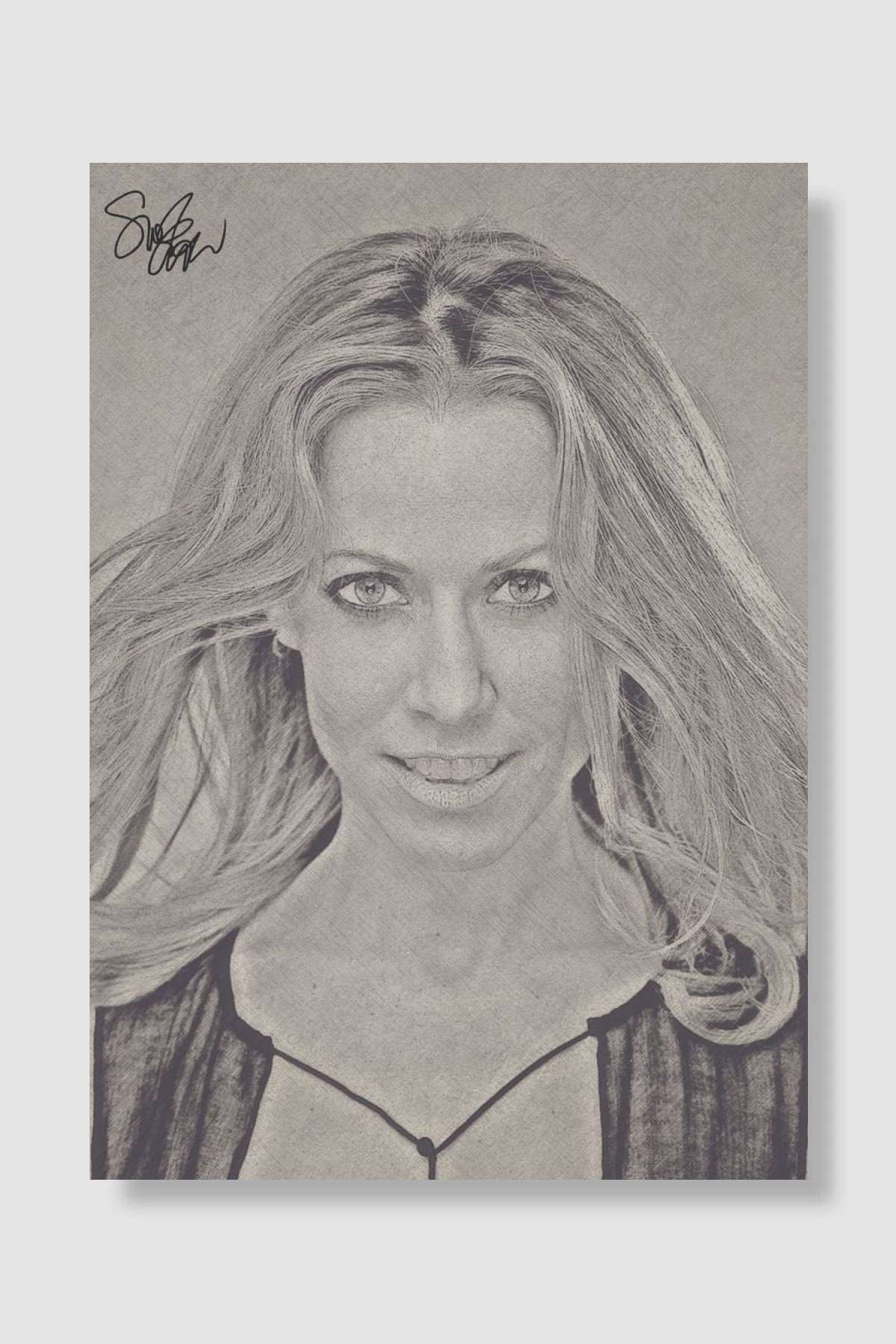 Sheryl Crow Müzik Poster Çerçevesiz Yüksek Kalite Müzik Afiş Duvar Poster