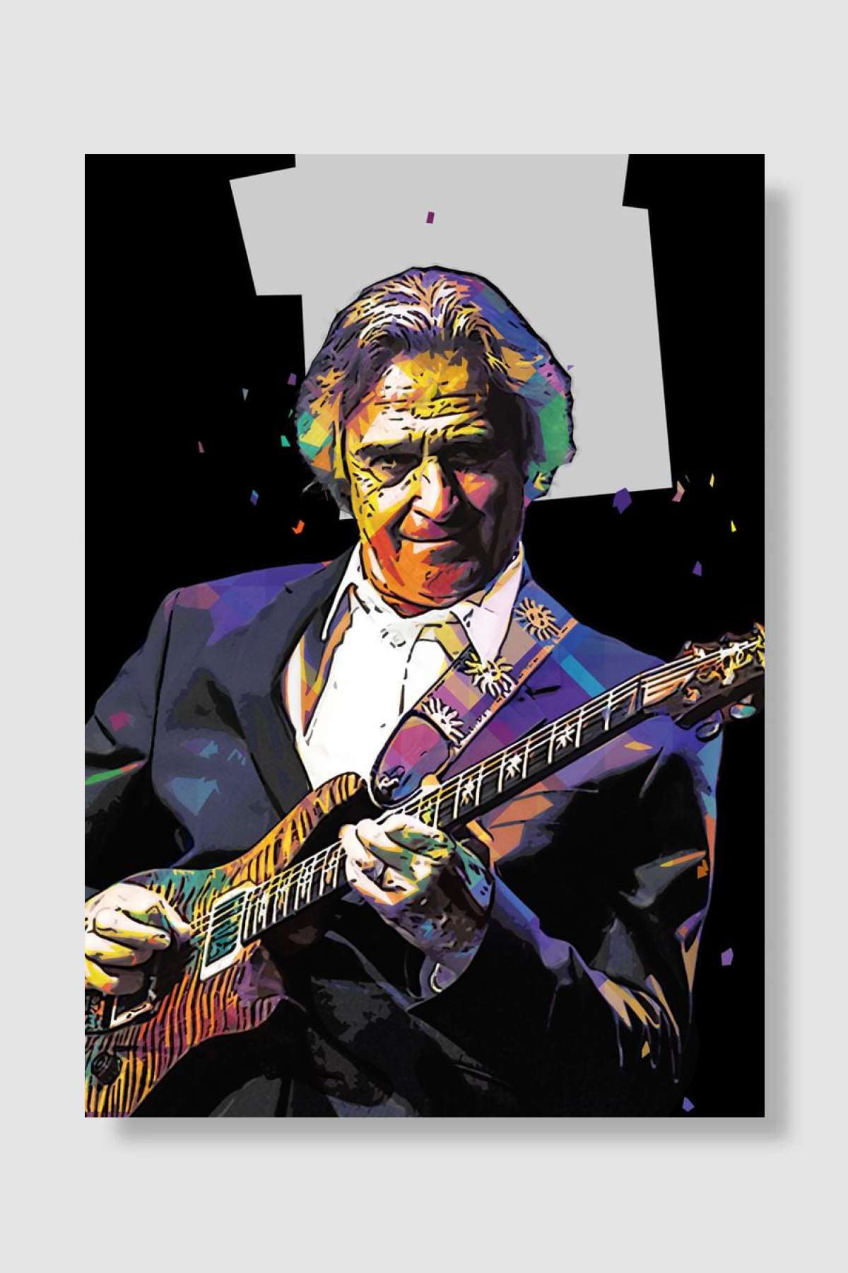John McLaughlin Müzik Poster Çerçevesiz Yüksek Kalite Müzik Afiş Duvar Poster