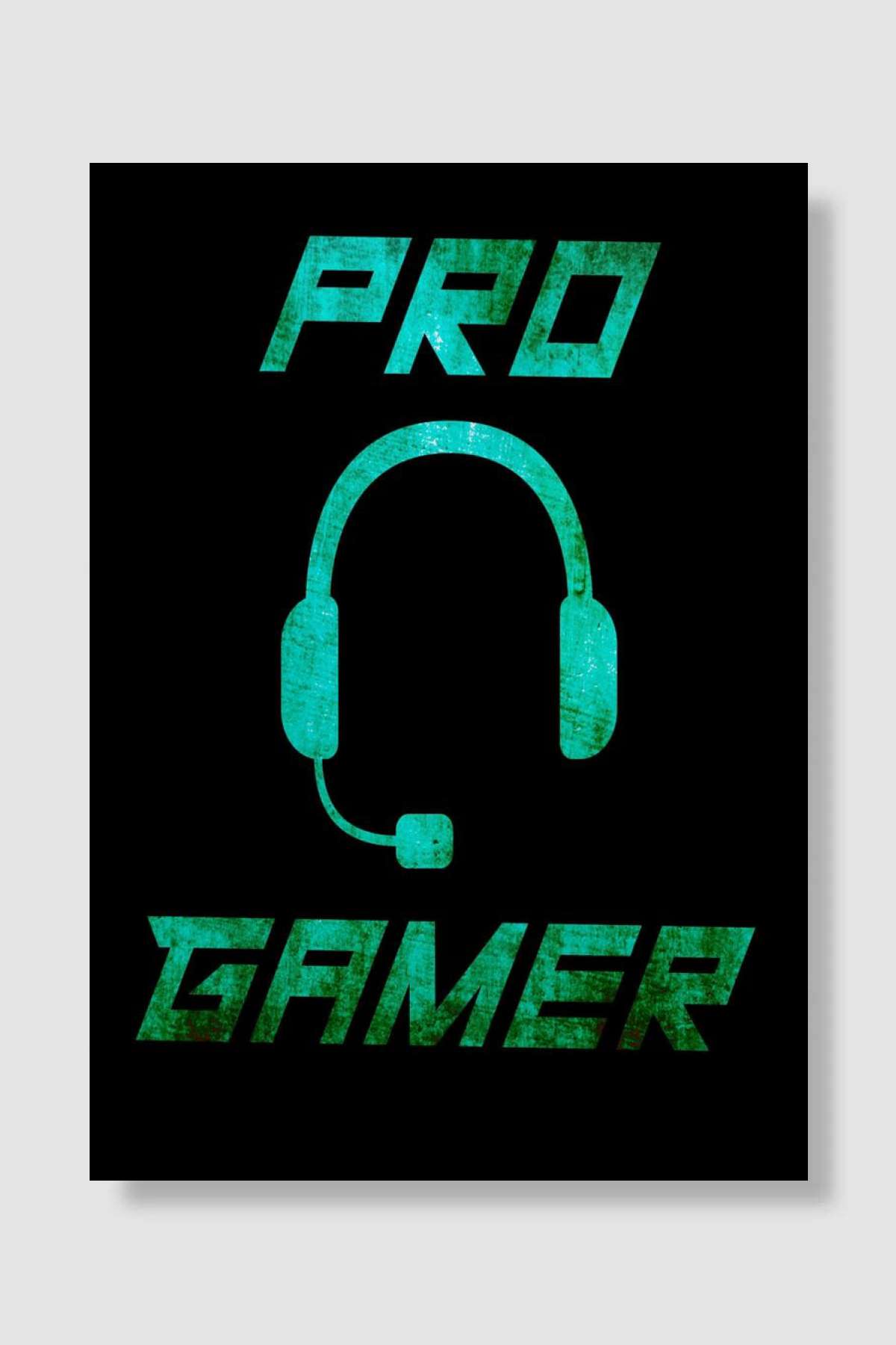 Gaming Gamer Headset Müzik Poster Çerçevesiz Yüksek Kalite Müzik Afiş Duvar Poster