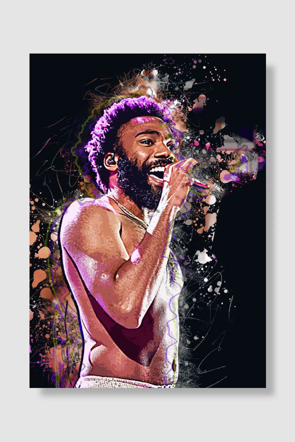 Childish Gambino Müzik Poster Çerçevesiz Yüksek Kalite Müzik Afiş Duvar Poster
