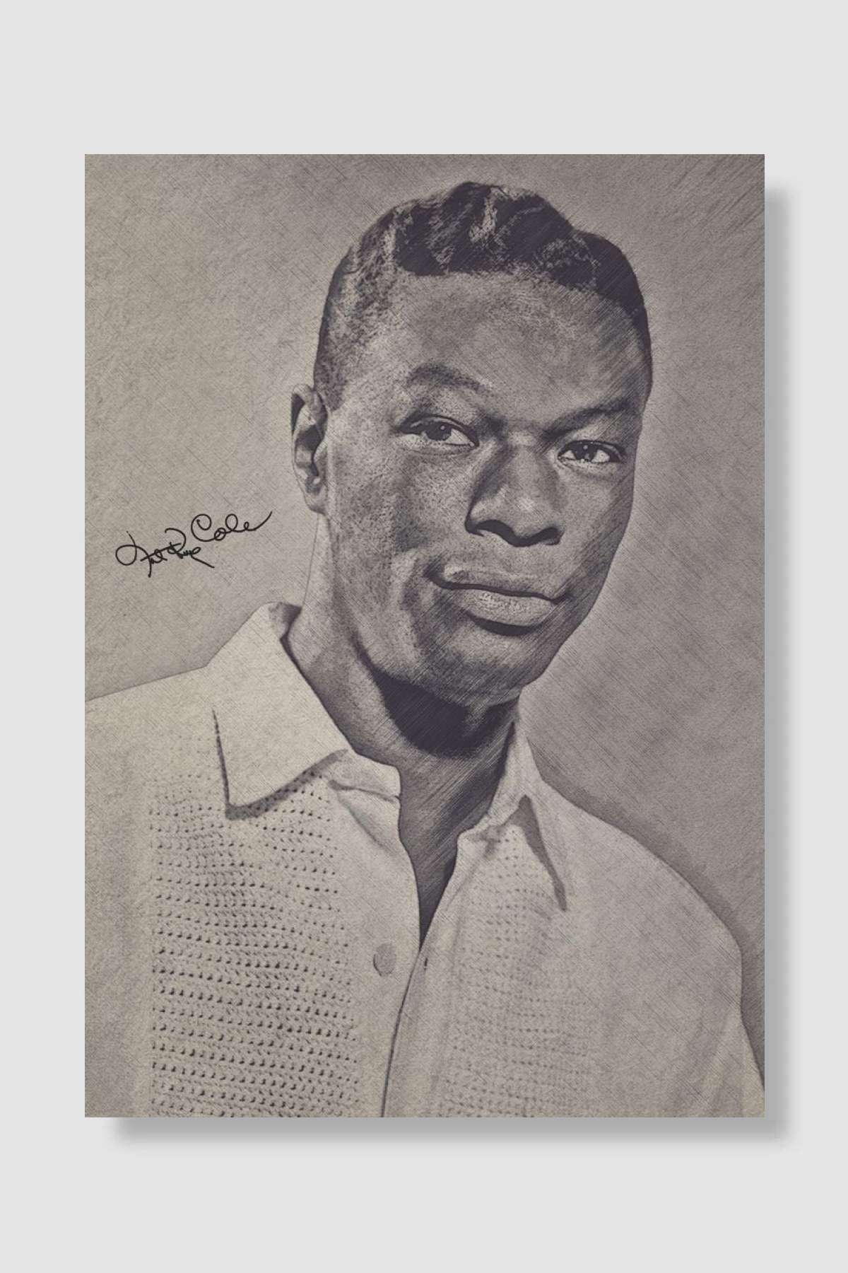 Nat King Cole Müzik Poster Çerçevesiz Yüksek Kalite Müzik Afiş Duvar Poster - En İyi Fiyatlarla