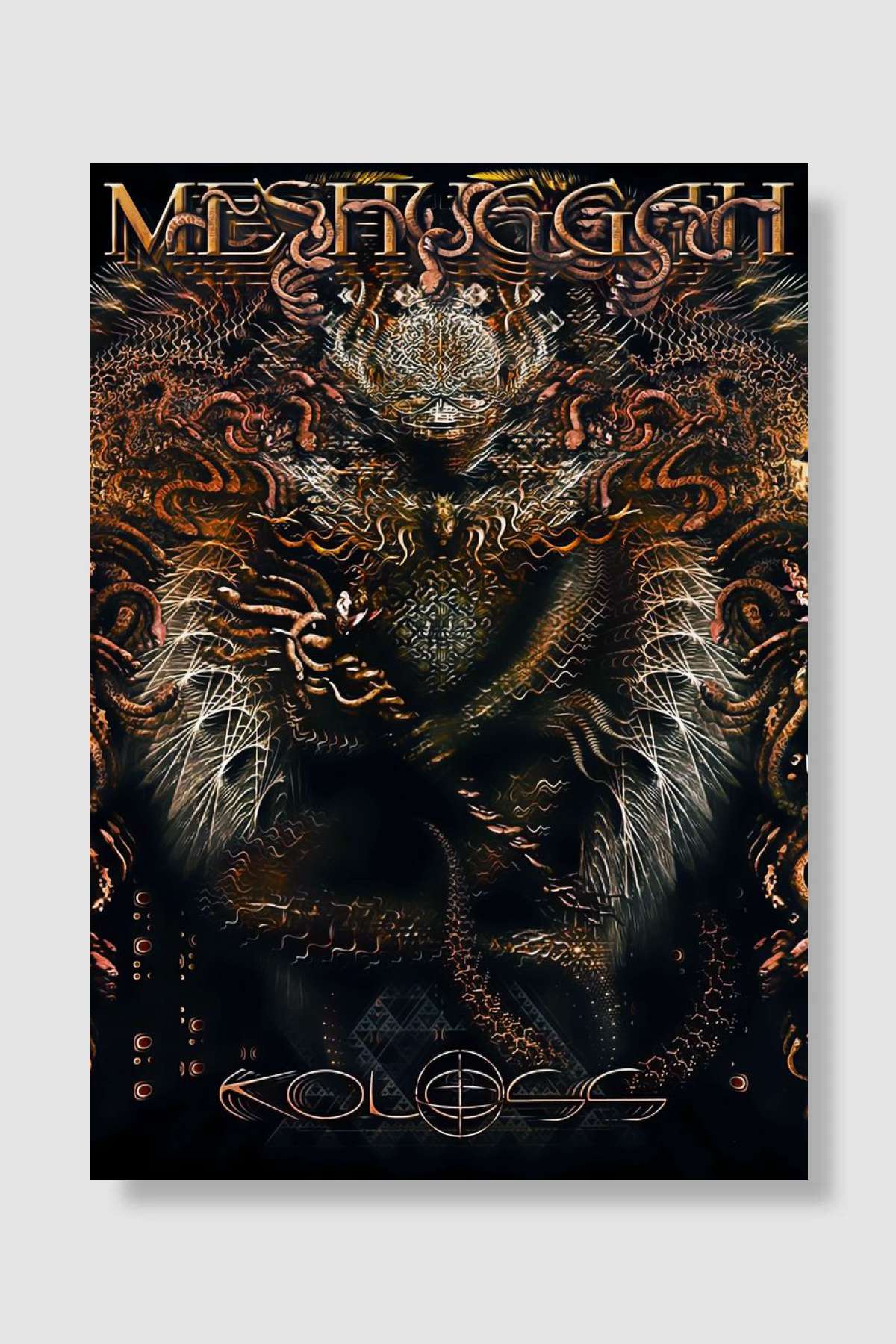 MESHUGGAH Müzik Poster Çerçevesiz Yüksek Kalite Müzik Afiş Duvar Poster