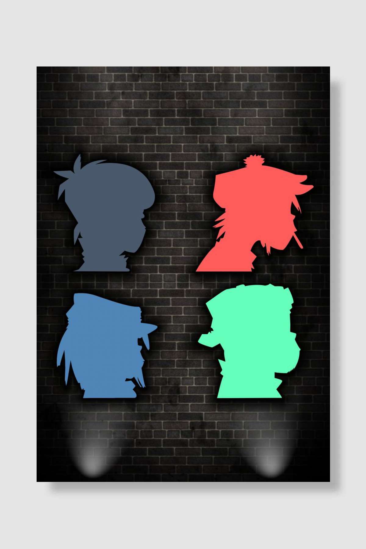 Band of rock Müzik Poster Çerçevesiz Yüksek Kalite Müzik Afiş Duvar Poster