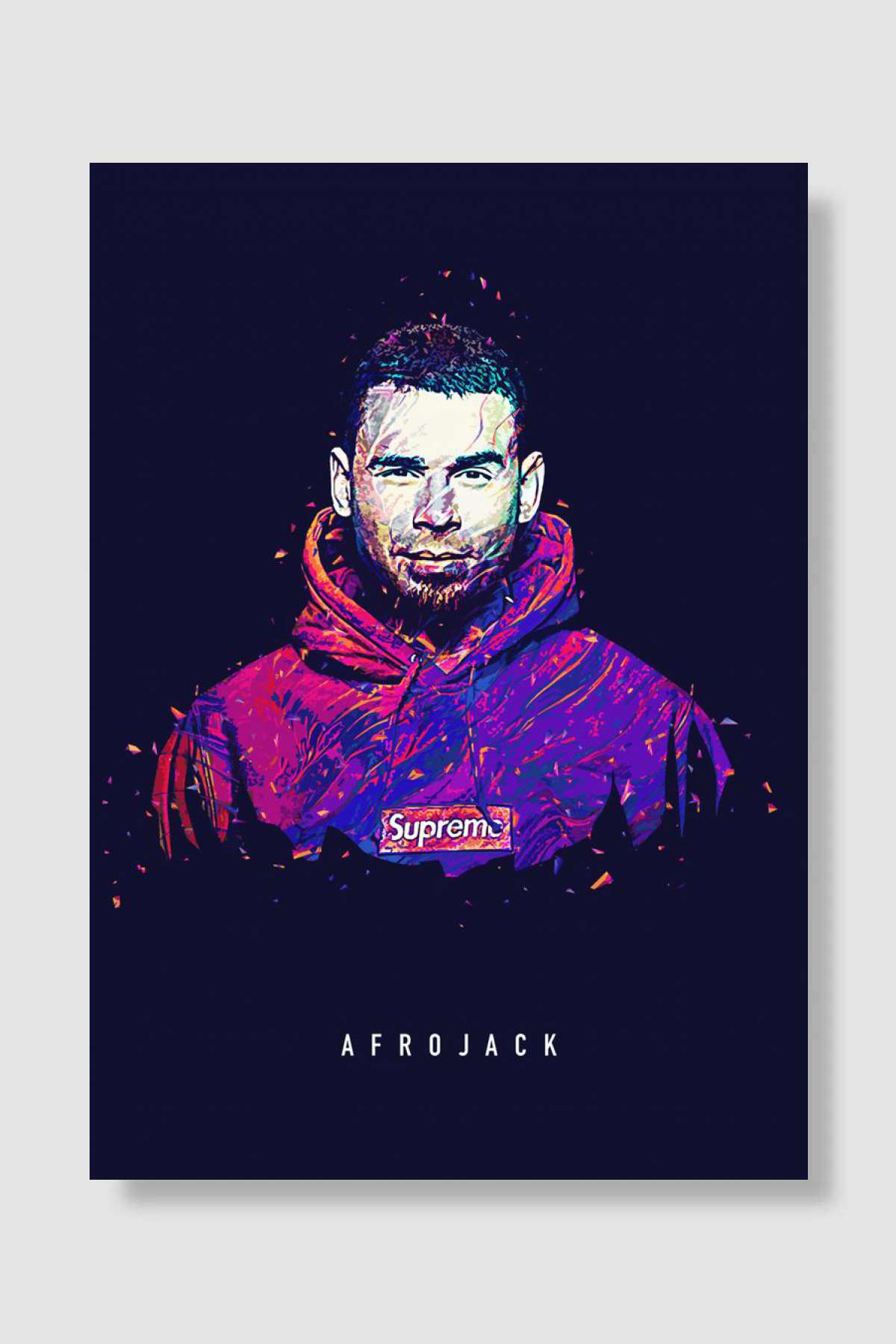 afrojack Müzik Poster Çerçevesiz Yüksek Kalite Müzik Afiş Duvar Poster