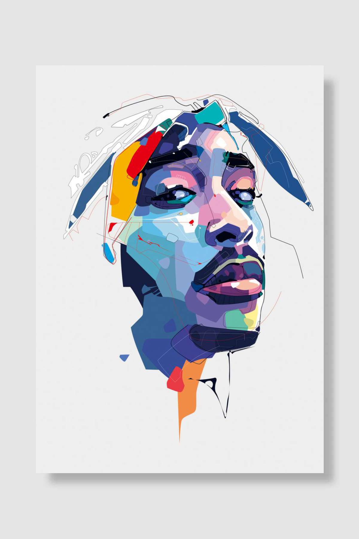 2P Müzik Poster Çerçevesiz Yüksek Kalite Müzik Afiş Duvar Poster