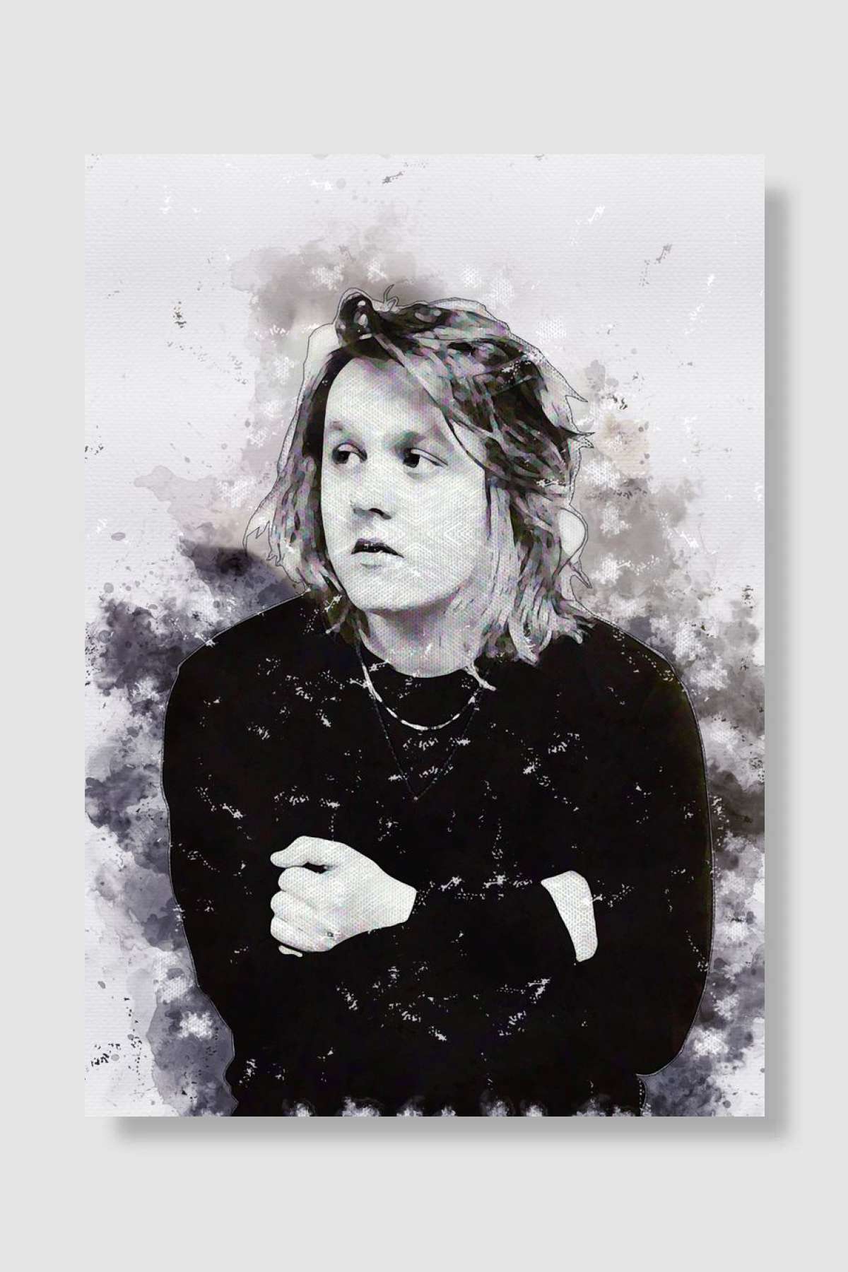 Lewis Capaldi Müzik Poster Çerçevesiz Yüksek Kalite Müzik Afiş Duvar Poster