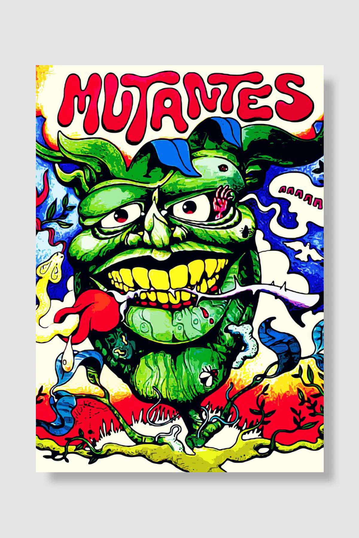 Os Mutantes Müzik Poster Çerçevesiz Yüksek Kalite Müzik Afiş Duvar Poster