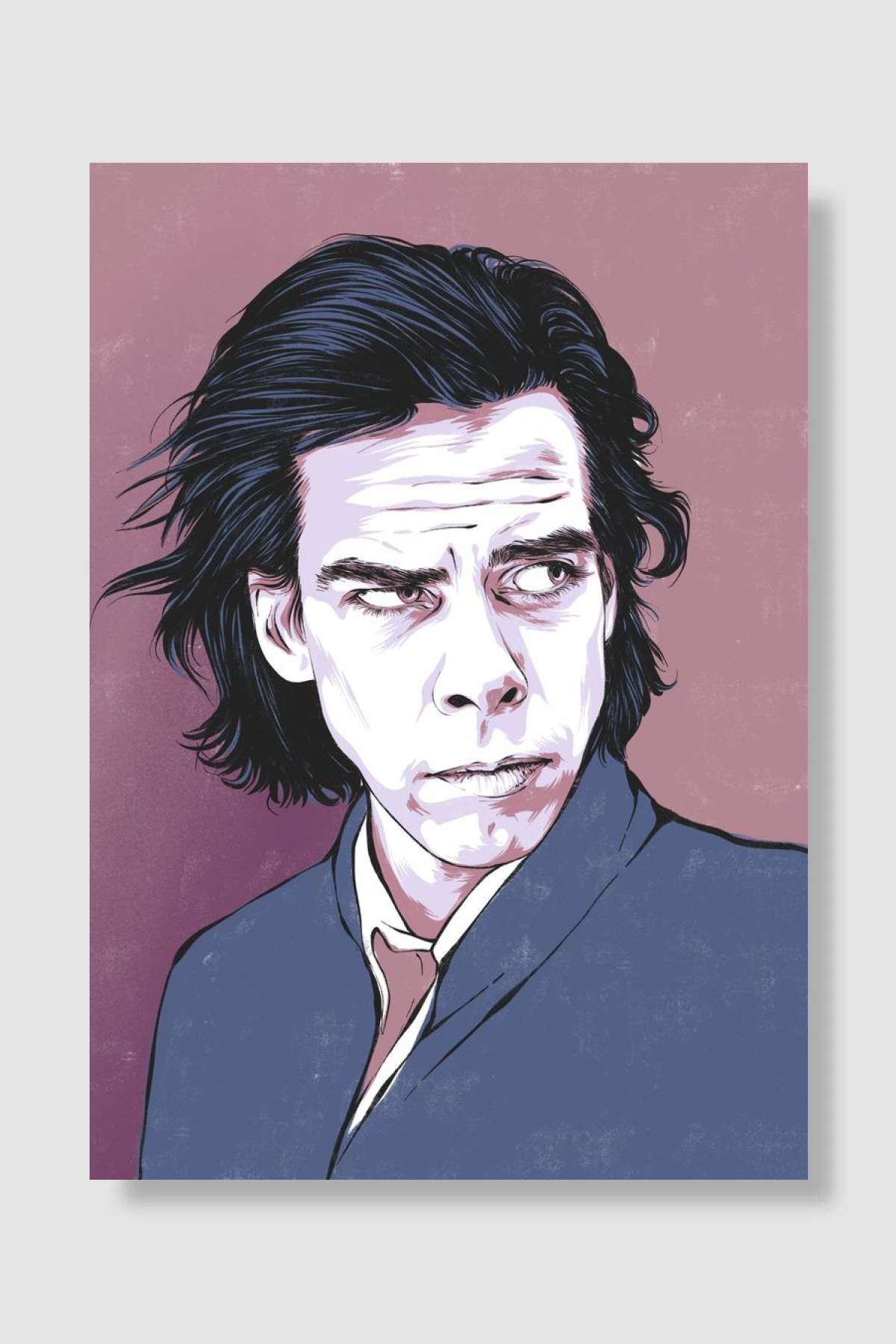 Nick Cave Müzik Poster Çerçevesiz Yüksek Kalite Müzik Afiş Duvar Poster
