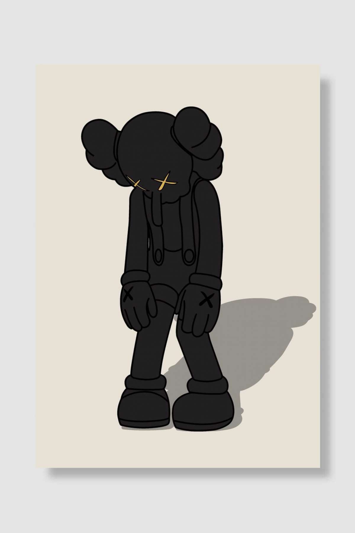 KAWS Müzik Poster Çerçevesiz Yüksek Kalite Müzik Afiş Duvar Poster