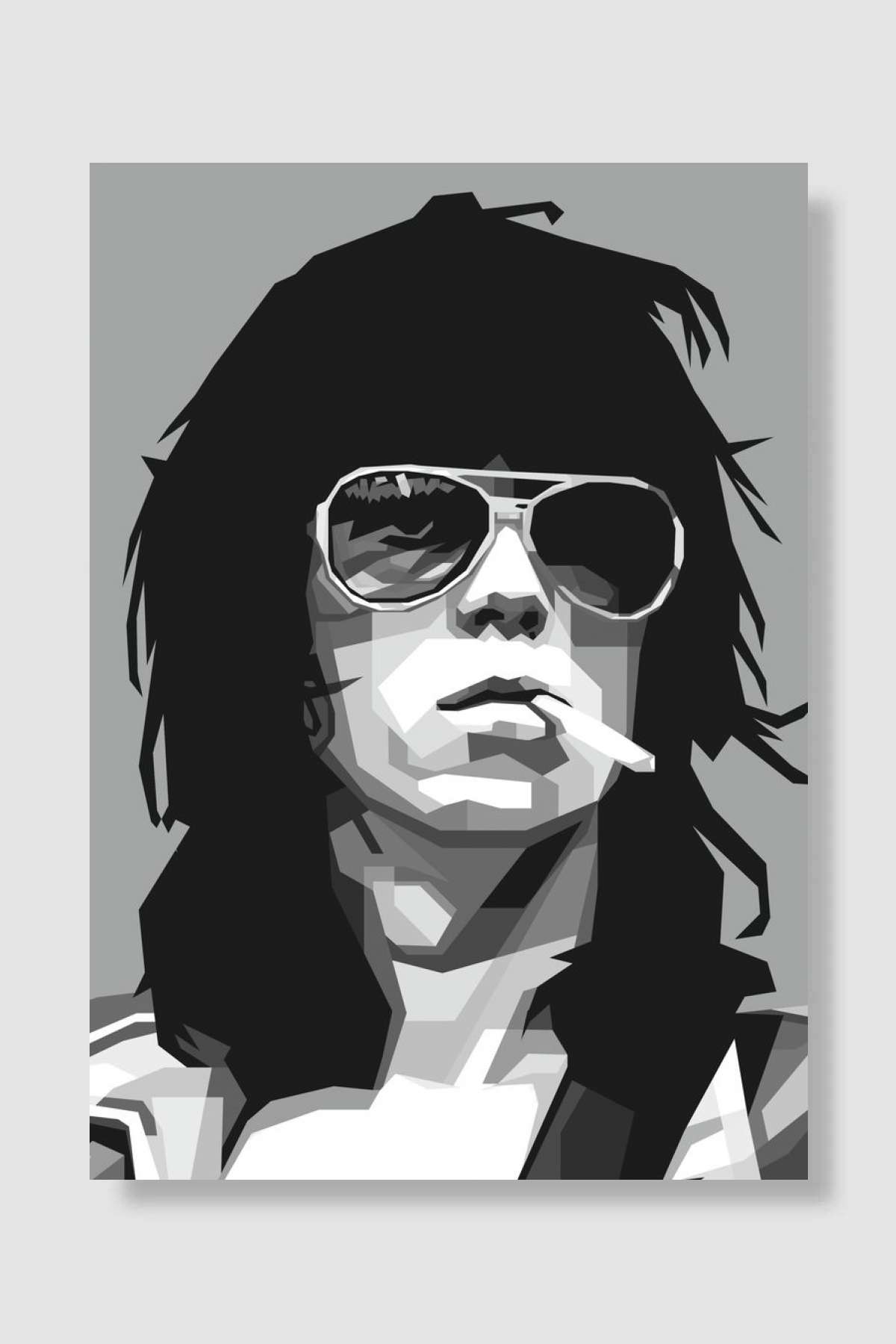 Keith Richards Müzik Poster Çerçevesiz Yüksek Kalite Müzik Afiş Duvar Poster