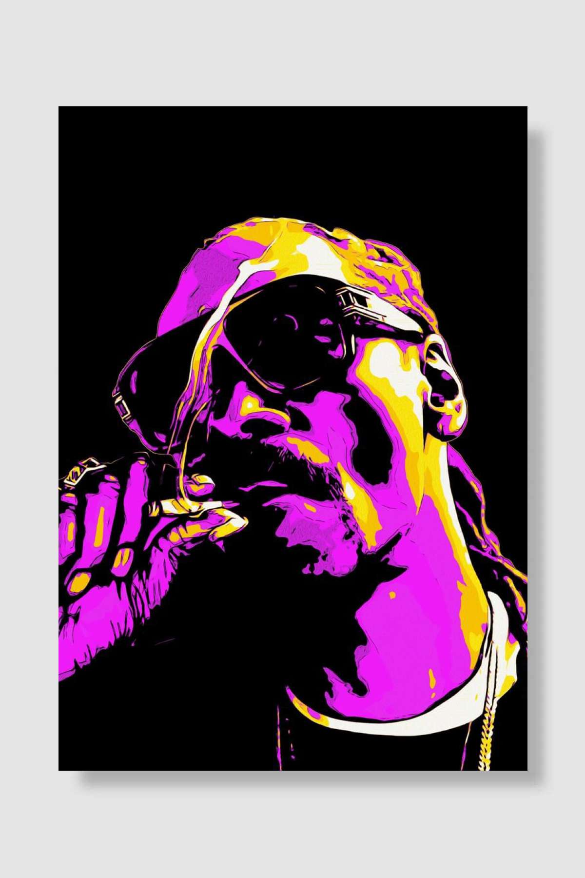 Snoop Dogg Rapper Music Müzik Poster Çerçevesiz Yüksek Kalite Müzik Afiş Duvar Poster
