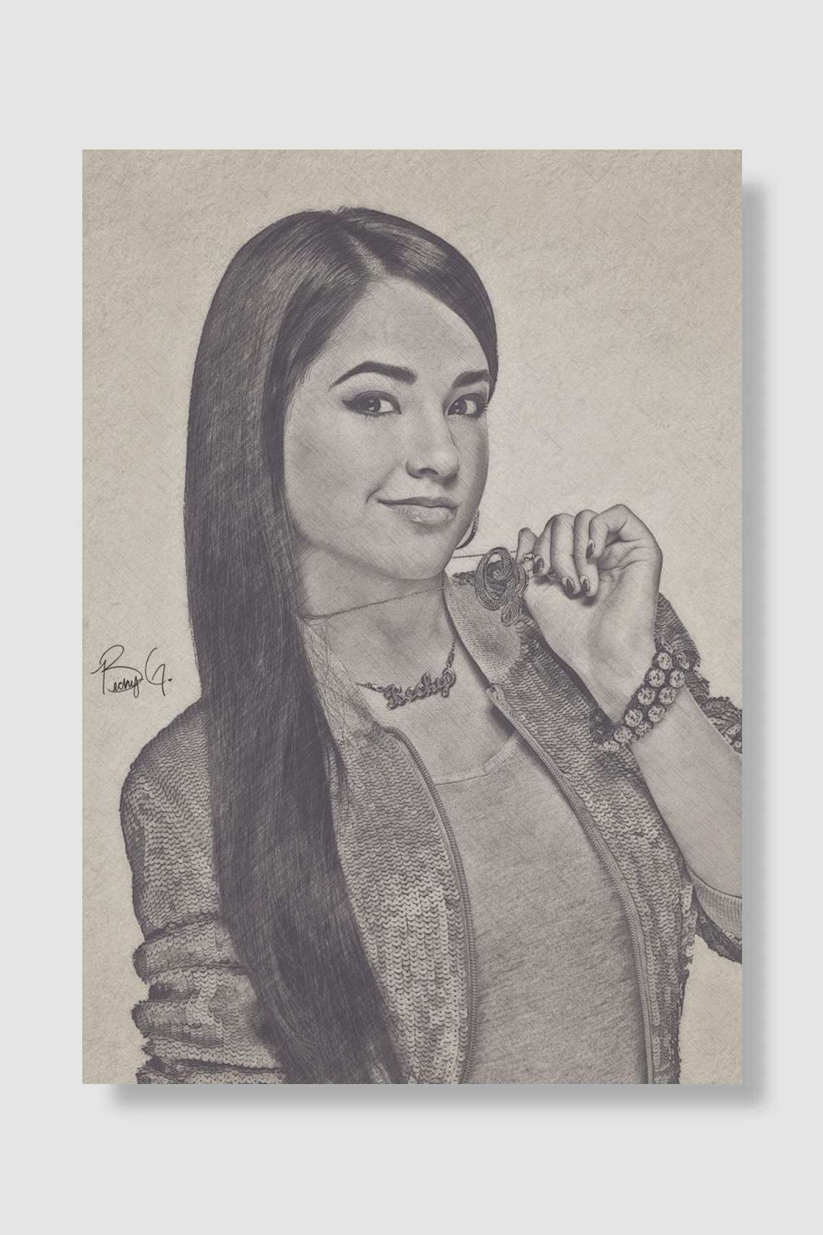 Becky G Müzik Poster Çerçevesiz Yüksek Kalite Müzik Afiş Duvar Poster - En İyi Fiyatlarla