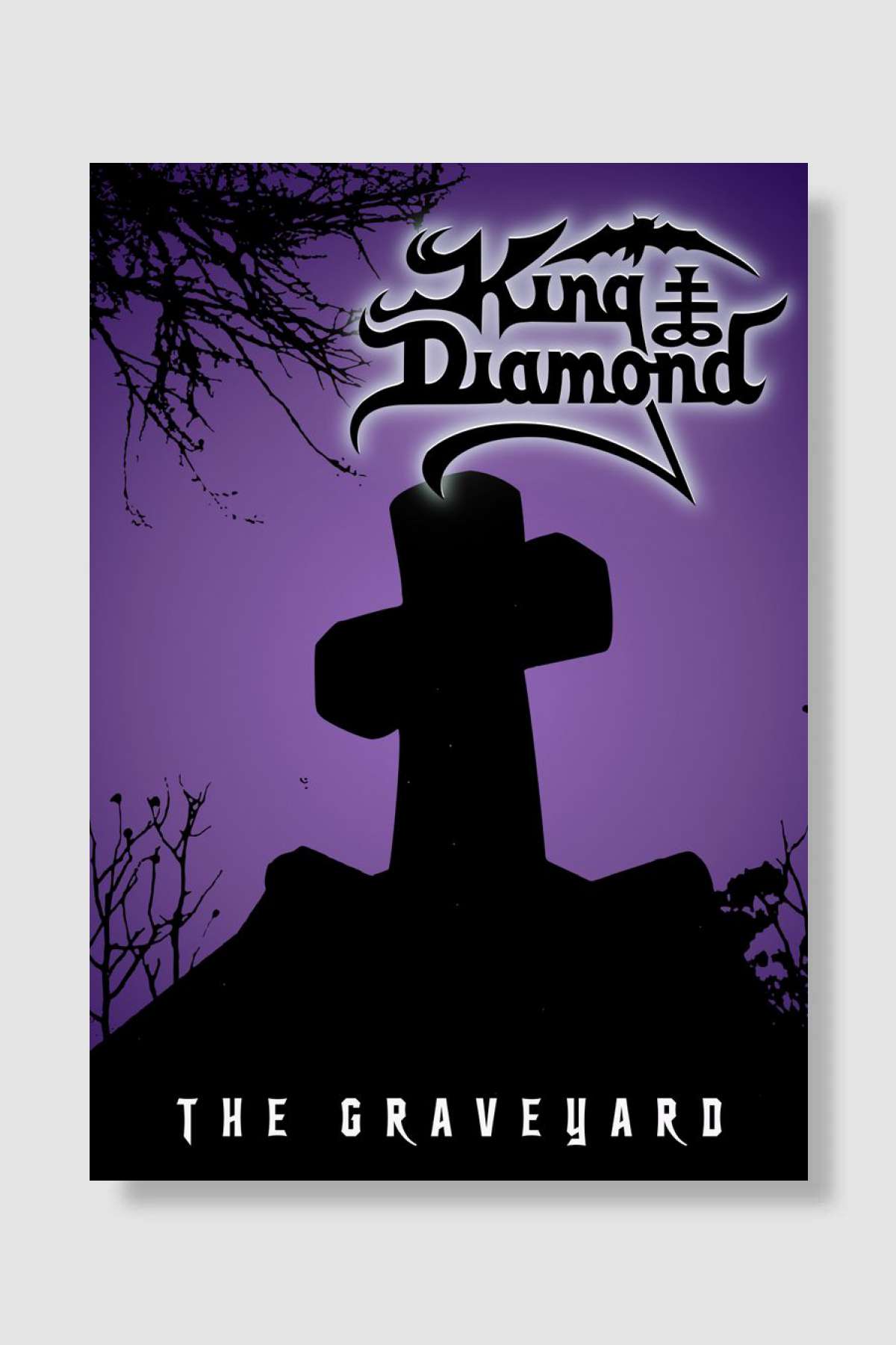King Diamond Band Müzik Poster Çerçevesiz Yüksek Kalite Müzik Afiş Duvar Poster