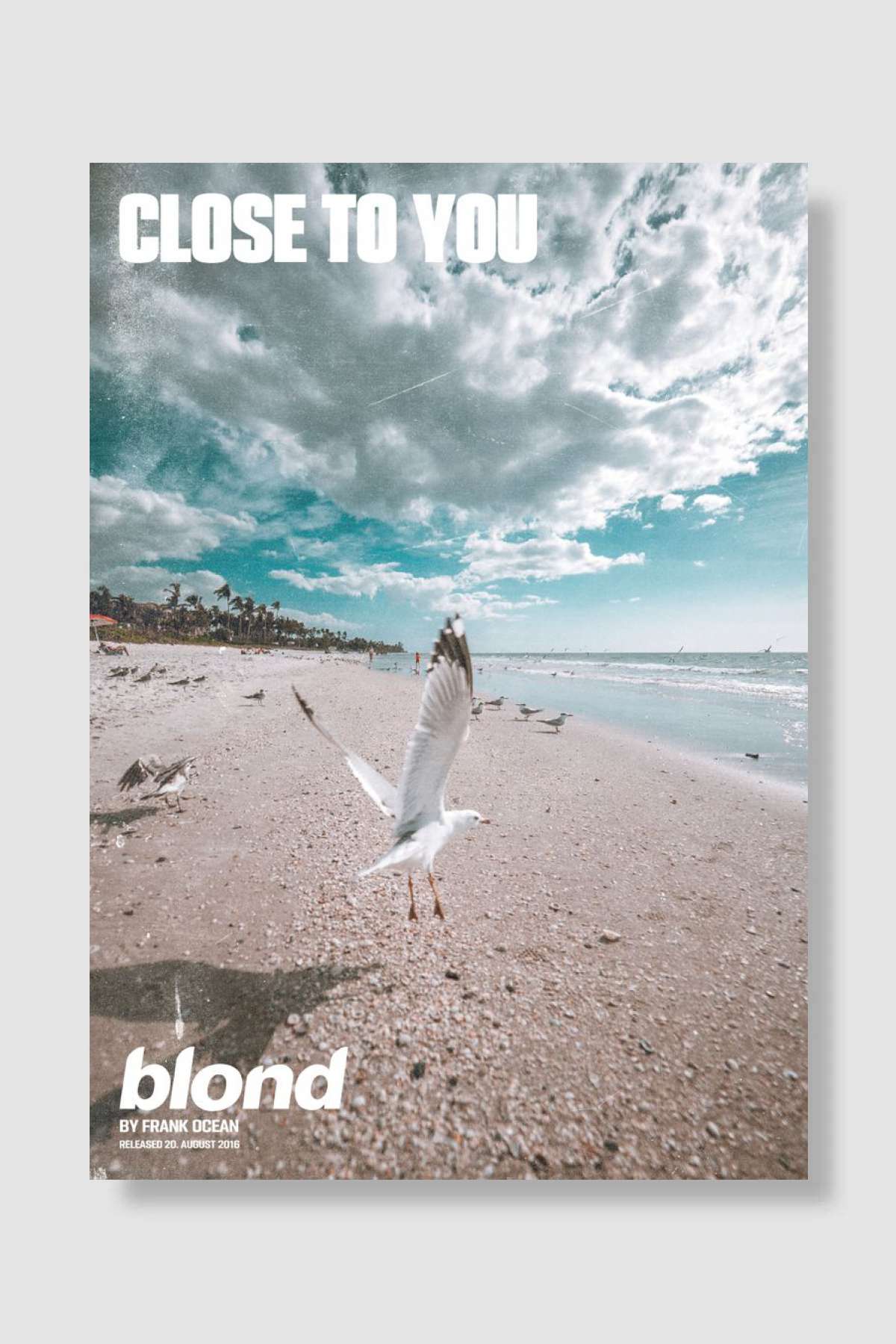 Blond Close To You Müzik Poster Çerçevesiz Yüksek Kalite Müzik Afiş Duvar Poster