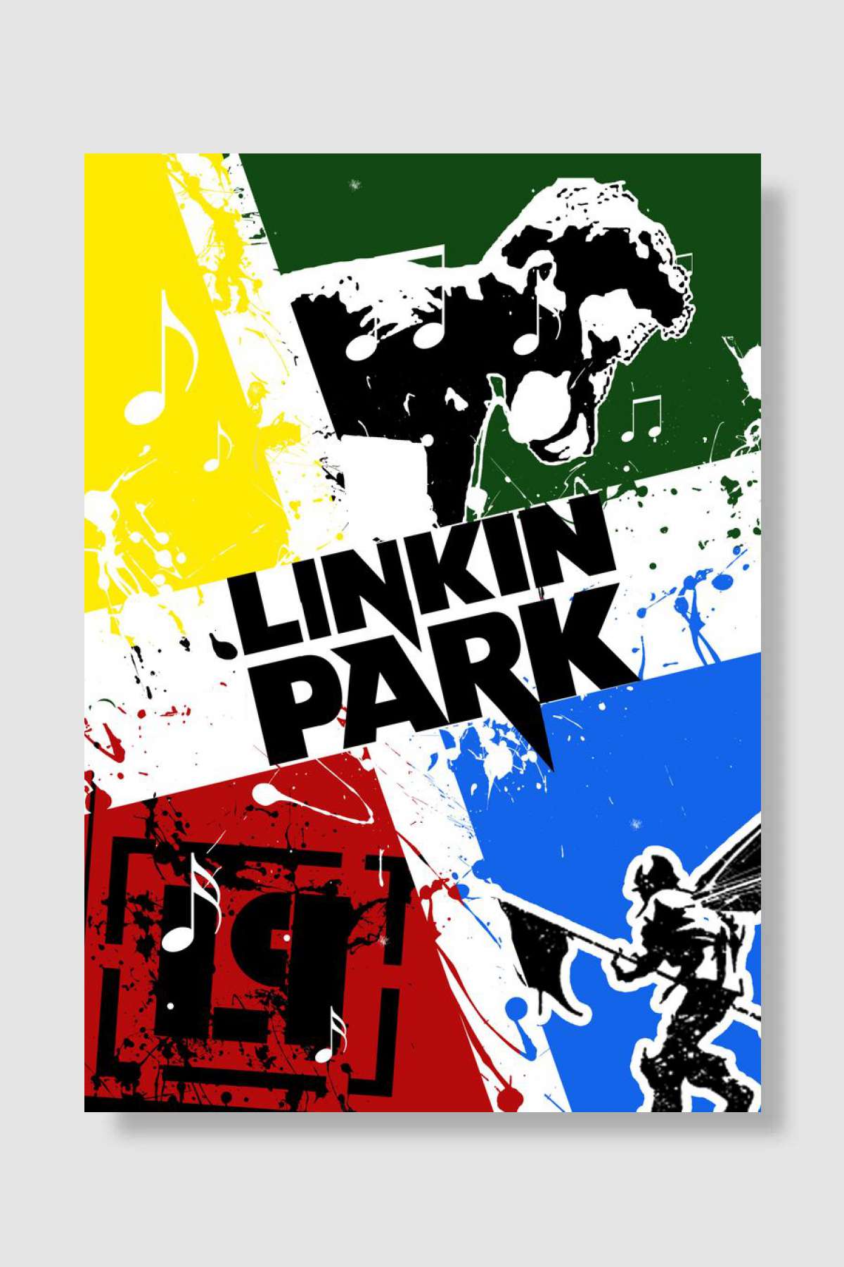 linkin park Müzik Poster Çerçevesiz Yüksek Kalite Müzik Afiş Duvar Poster - En İyi Fiyatlarla