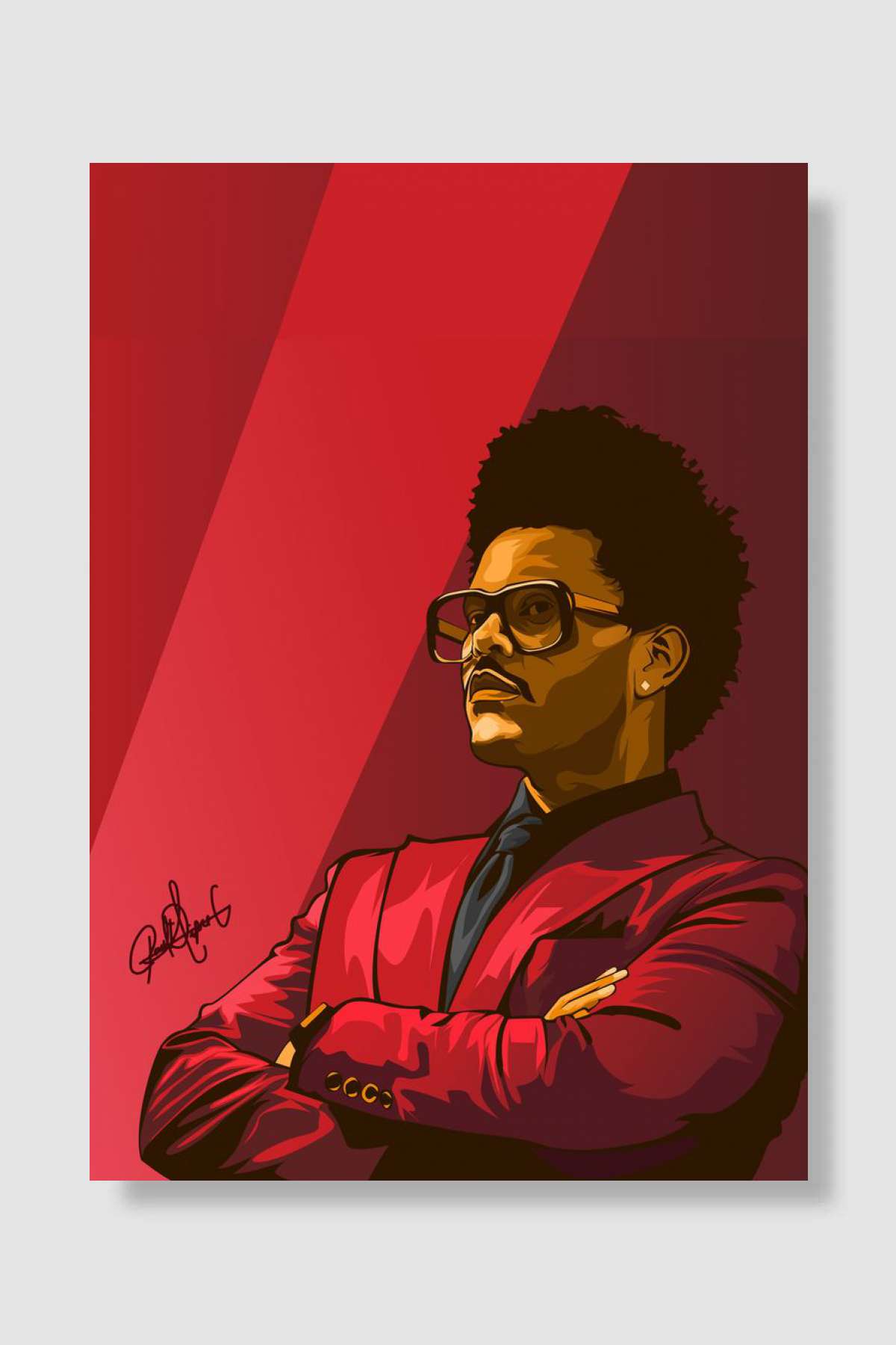 The Weeknd After Hours Müzik Poster Çerçevesiz Yüksek Kalite Müzik Afiş Duvar Poster