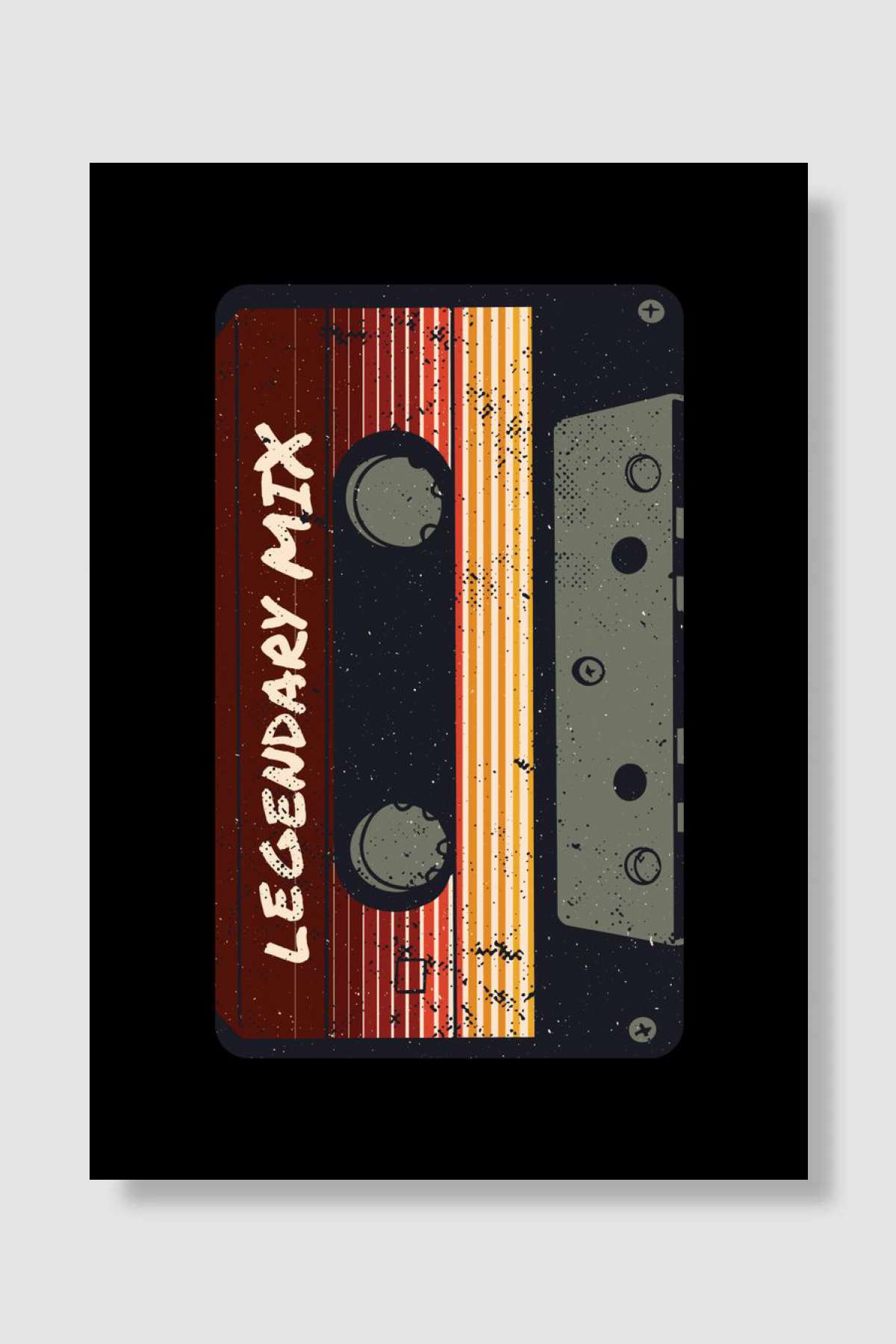 Retro Mixtape Müzik Poster Çerçevesiz Yüksek Kalite Müzik Afiş Duvar Poster