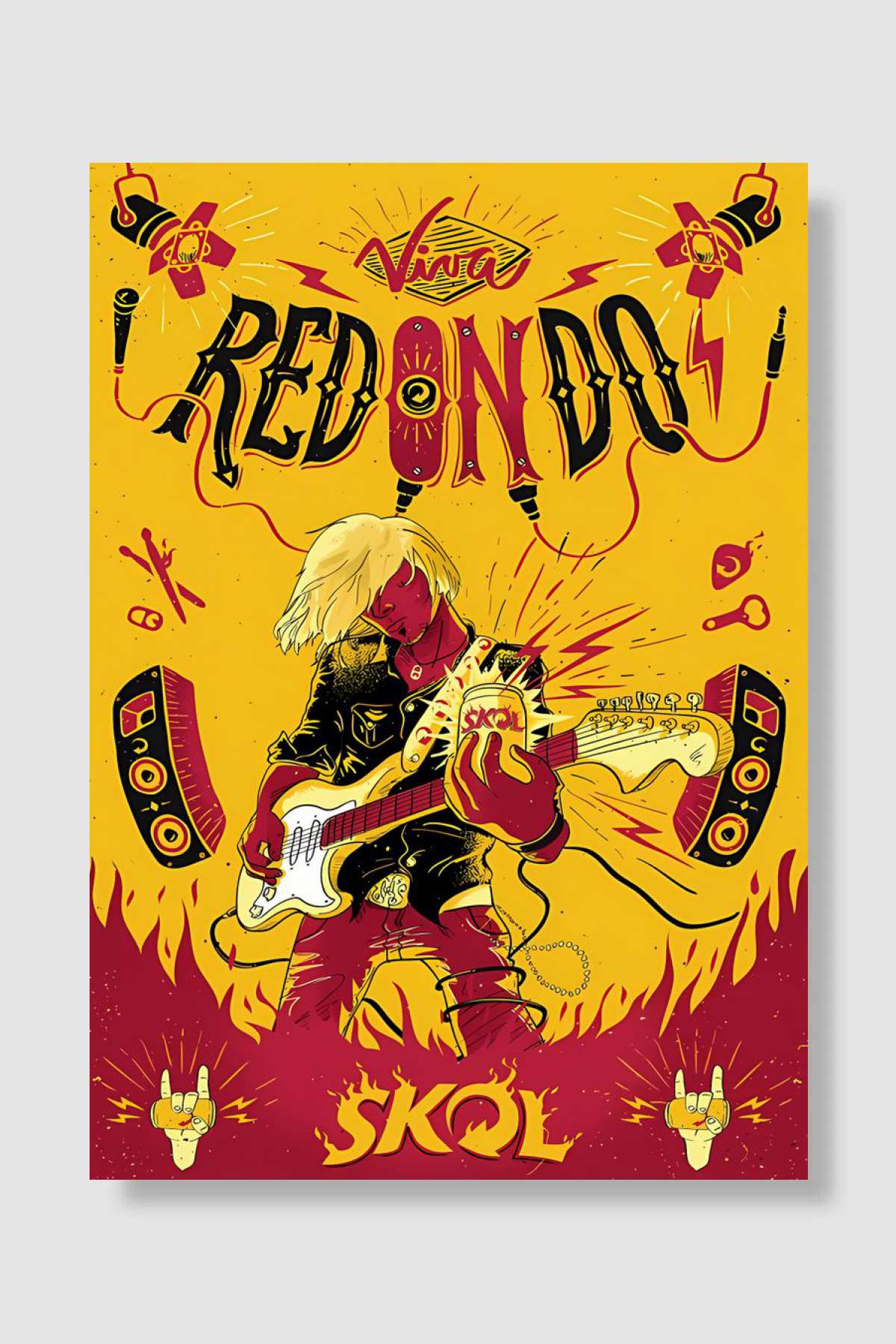 Rock Concert Poster Müzik Poster Çerçevesiz Yüksek Kalite Müzik Afiş Duvar Poster