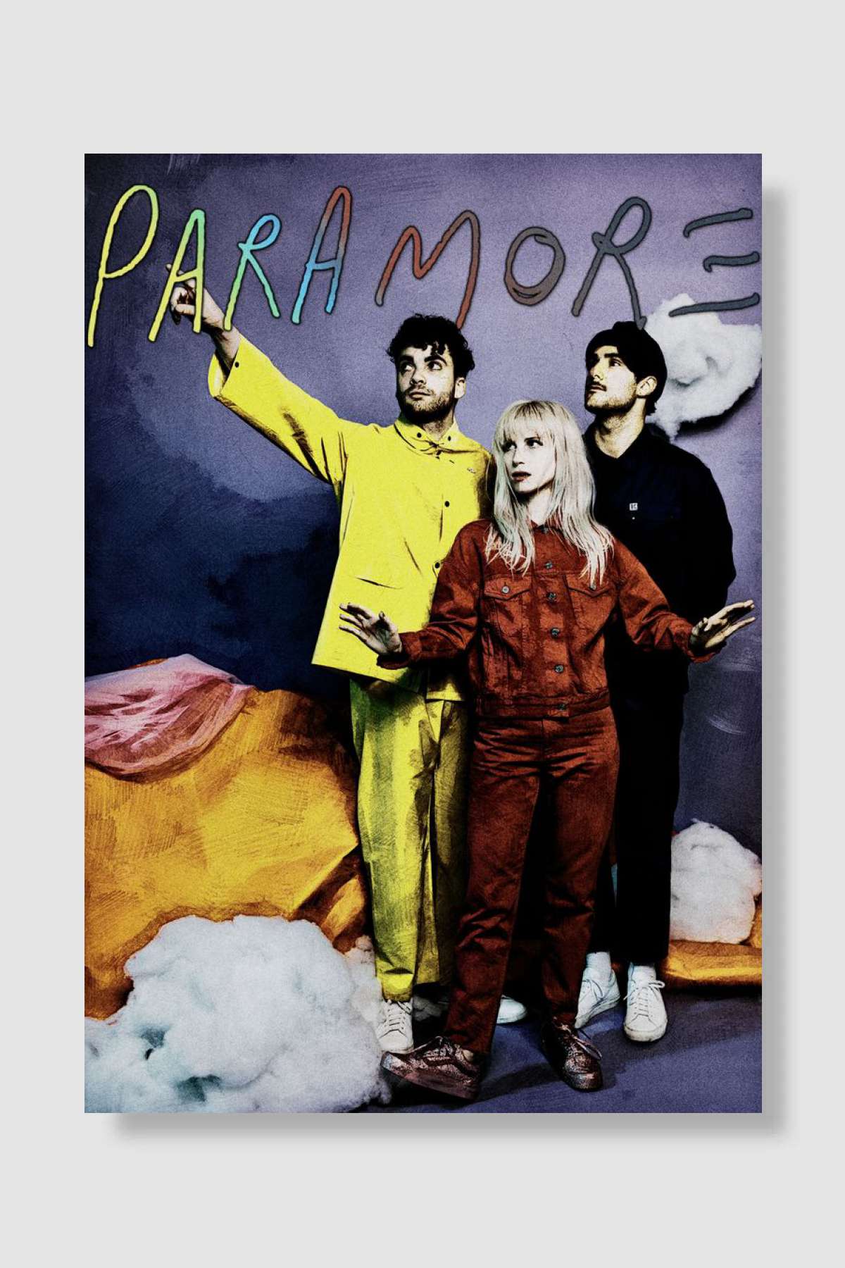 Paramore Müzik Poster Çerçevesiz Yüksek Kalite Müzik Afiş Duvar Poster