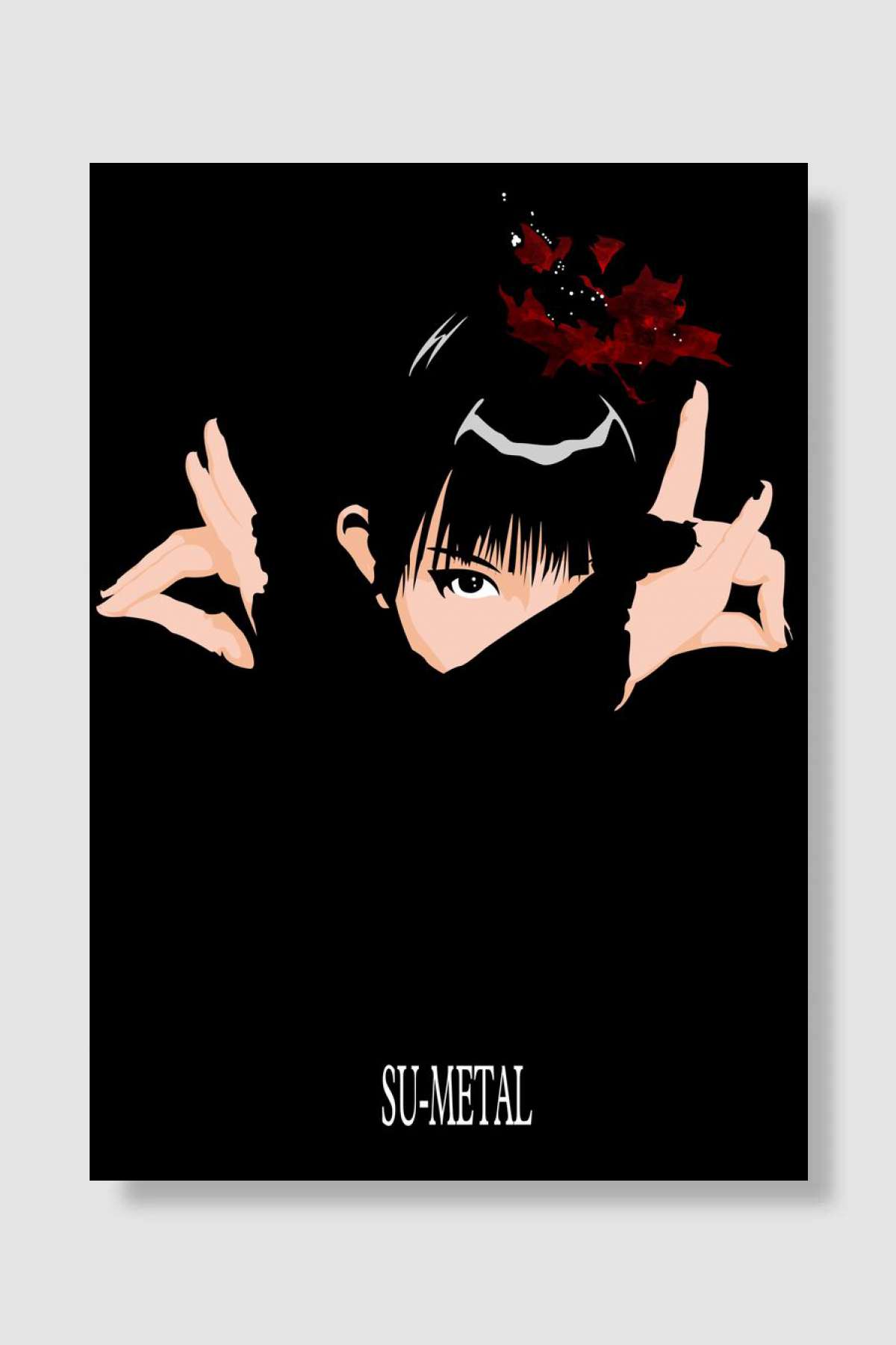 Su-Metal ~ BABYMETAL Müzik Poster Çerçevesiz Yüksek Kalite Müzik Afiş Duvar Poster