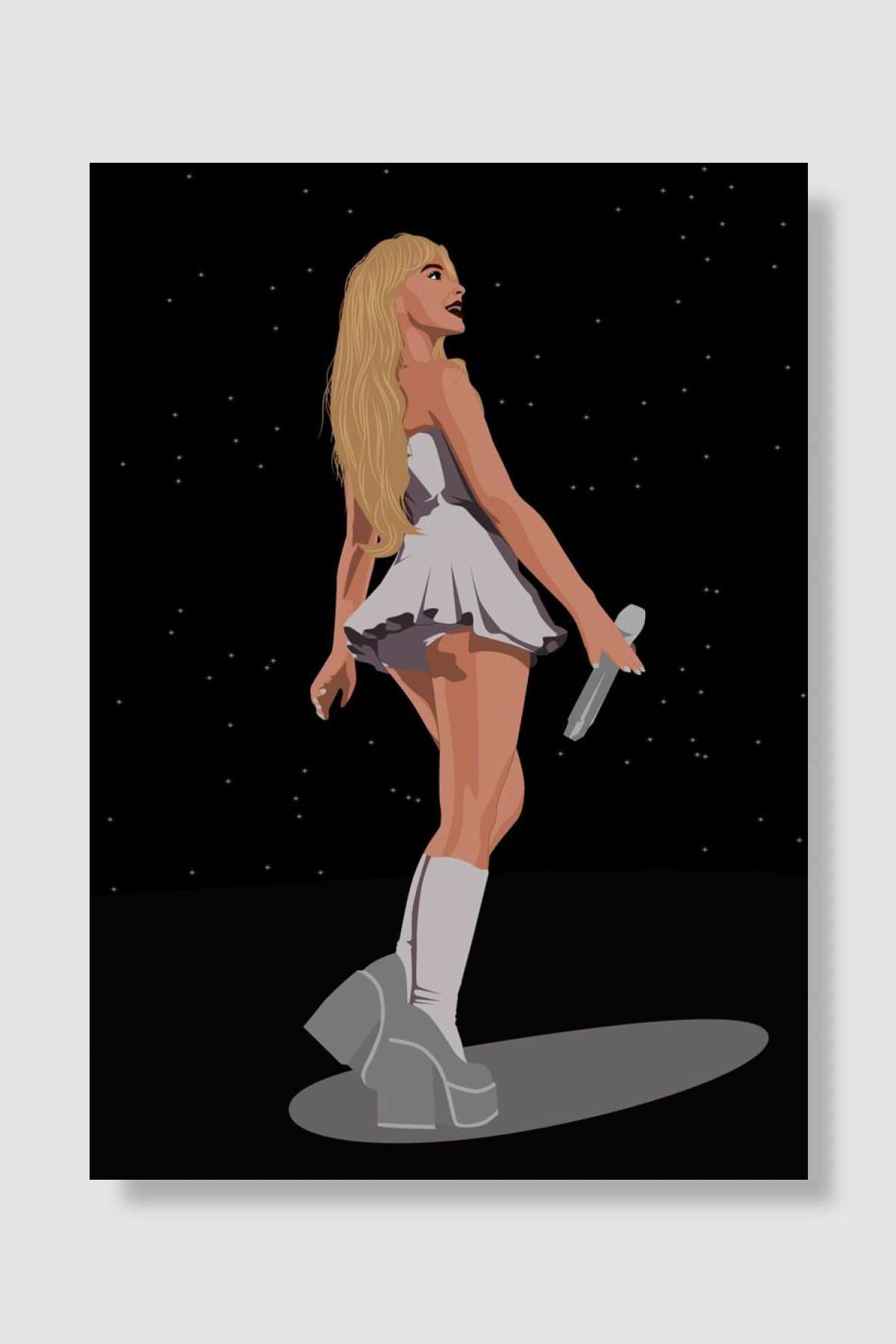 sabrina carpenter Müzik Poster Çerçevesiz Yüksek Kalite Müzik Afiş Duvar Poster