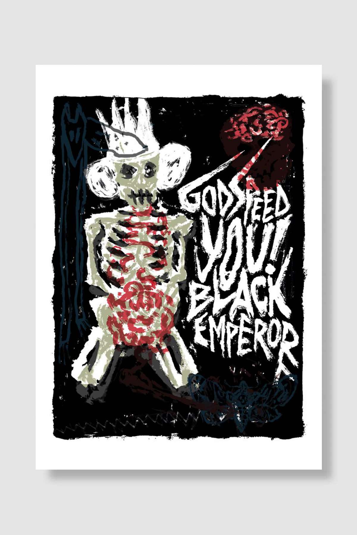 Godspeed You! Black Emperor Müzik Poster Çerçevesiz Yüksek Kalite Müzik Afiş Duvar Poster