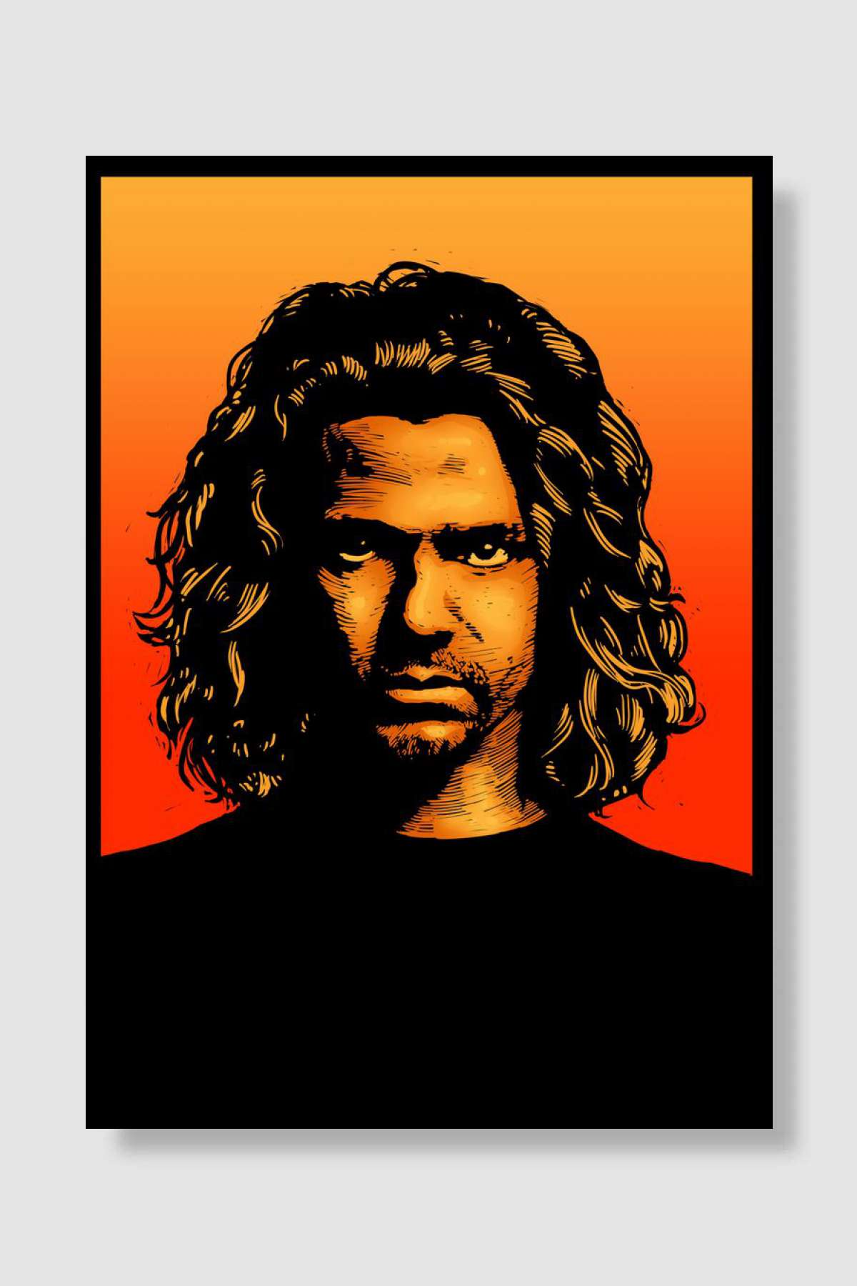MichaelHutchence Müzik Poster Çerçevesiz Yüksek Kalite Müzik Afiş Duvar Poster