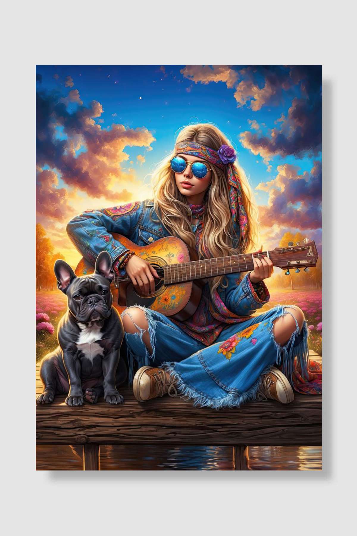 Harmony Unleashed Müzik Poster Çerçevesiz Yüksek Kalite Müzik Afiş Duvar Poster