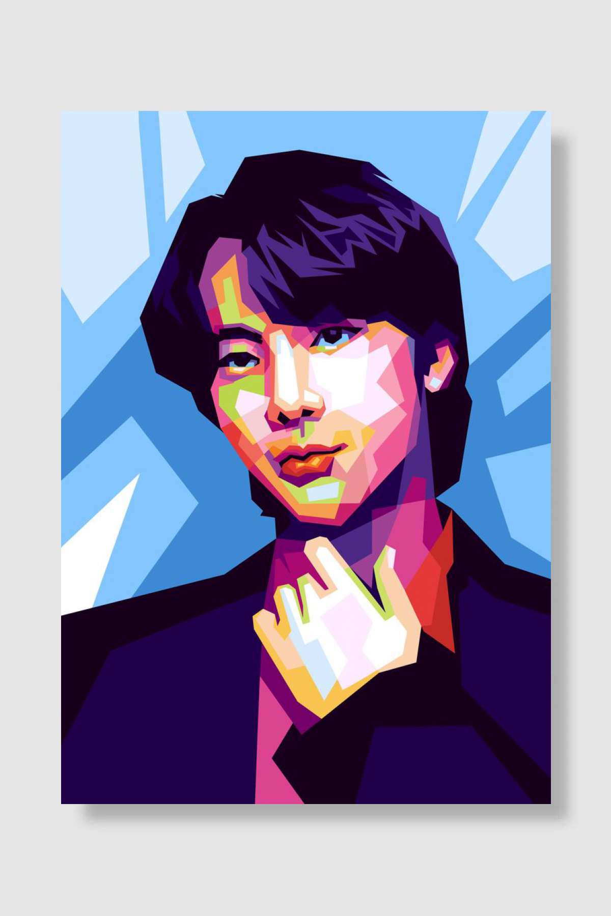 bts jin Müzik Poster Çerçevesiz Yüksek Kalite Müzik Afiş Duvar Poster