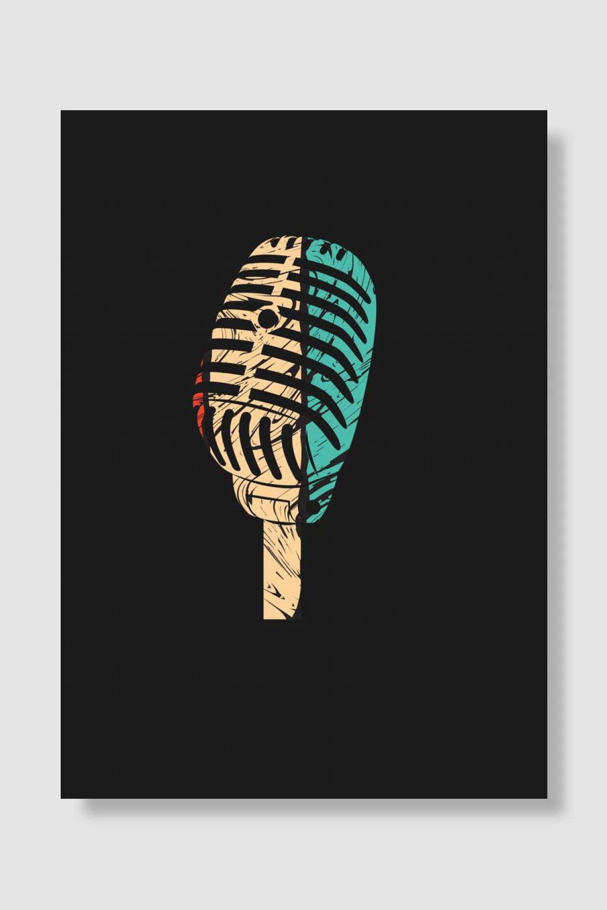 Musical Instrument Müzik Poster Çerçevesiz Yüksek Kalite Müzik Afiş Duvar Poster